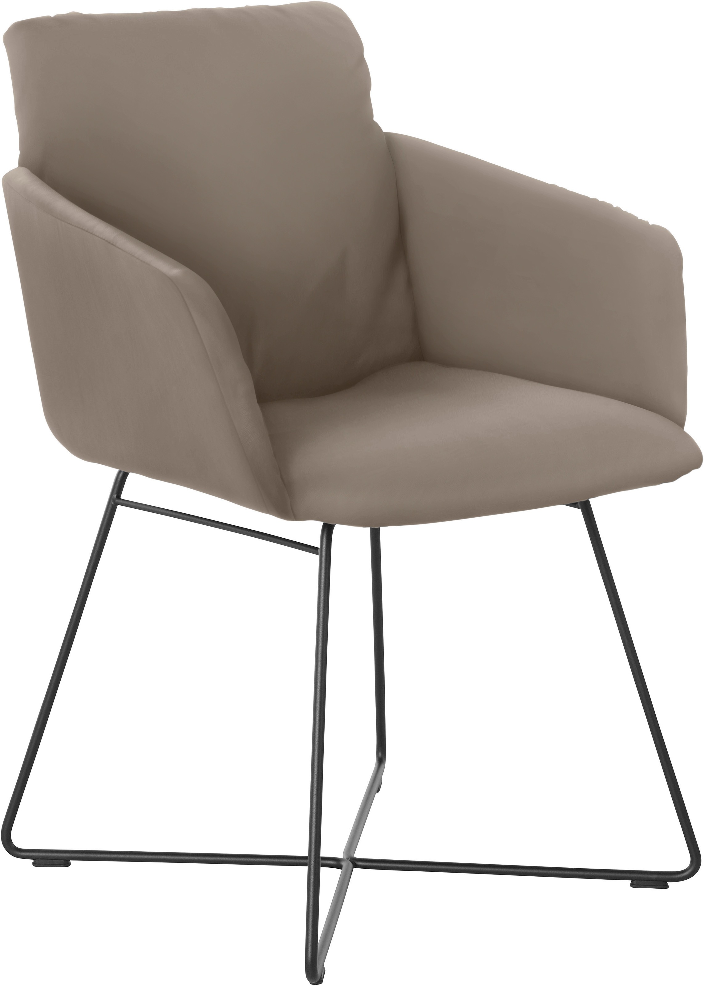 W.SCHILLIG Armlehnstuhl »jakob« () mit Drahtrohrgestell in Schwarz pulverbe günstig online kaufen