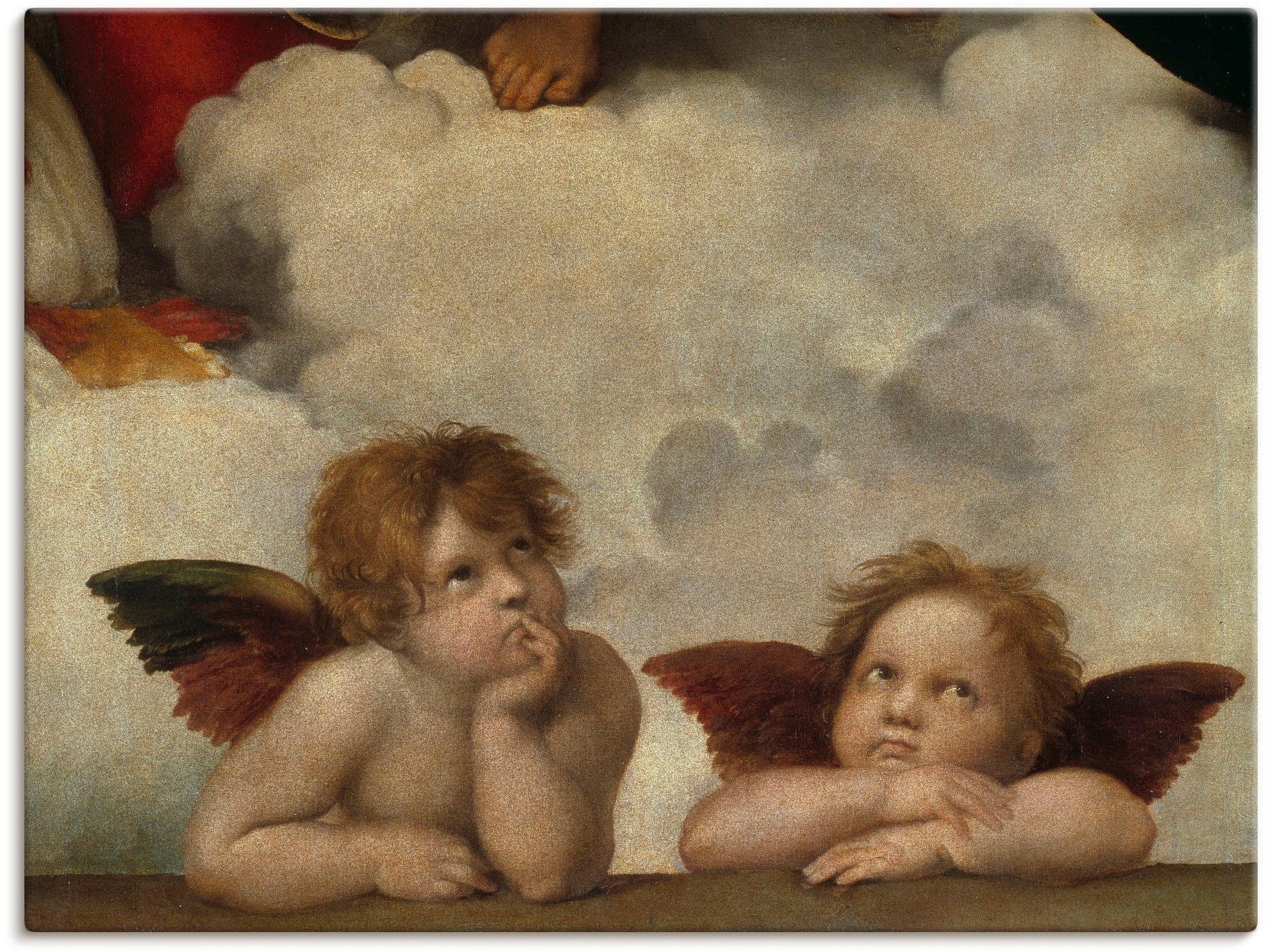 Artland Wandbild »Detail aus Die Sixtinische Madonna.«, Religion, (1 St.), günstig online kaufen