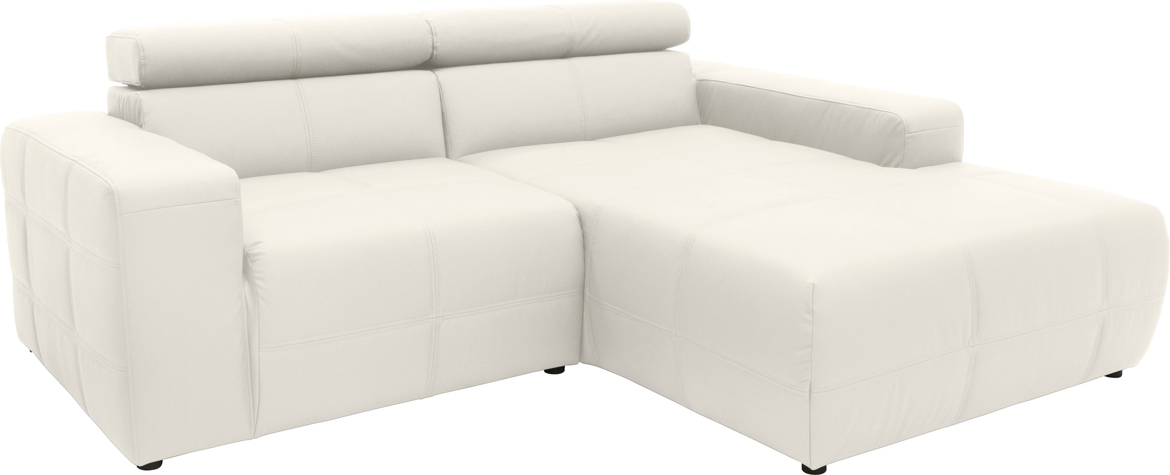 DOMO collection Ecksofa »Brandon B/T/H: 214/100/80 cm, L-Form«, Mit Kopftei günstig online kaufen