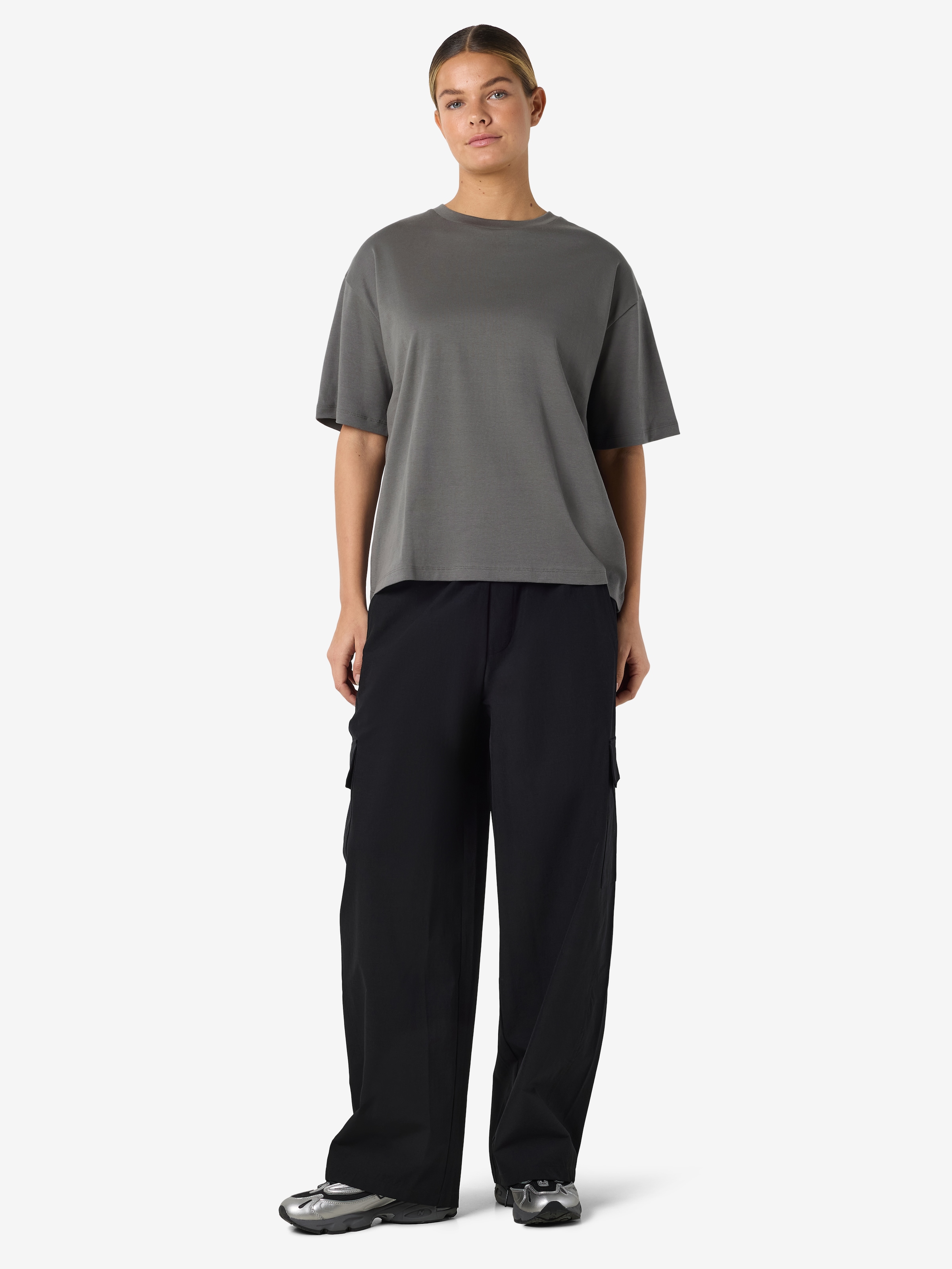 Noisy may Kurzarmshirt »NMKIM S/S T-SHIRT JRS NOOS« Baumwolle, regular fit