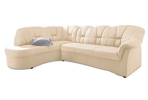 DOMO collection Ecksofa »Papenburg L-Form«, mit Ottomane, wahlweise mit Bettfunktion