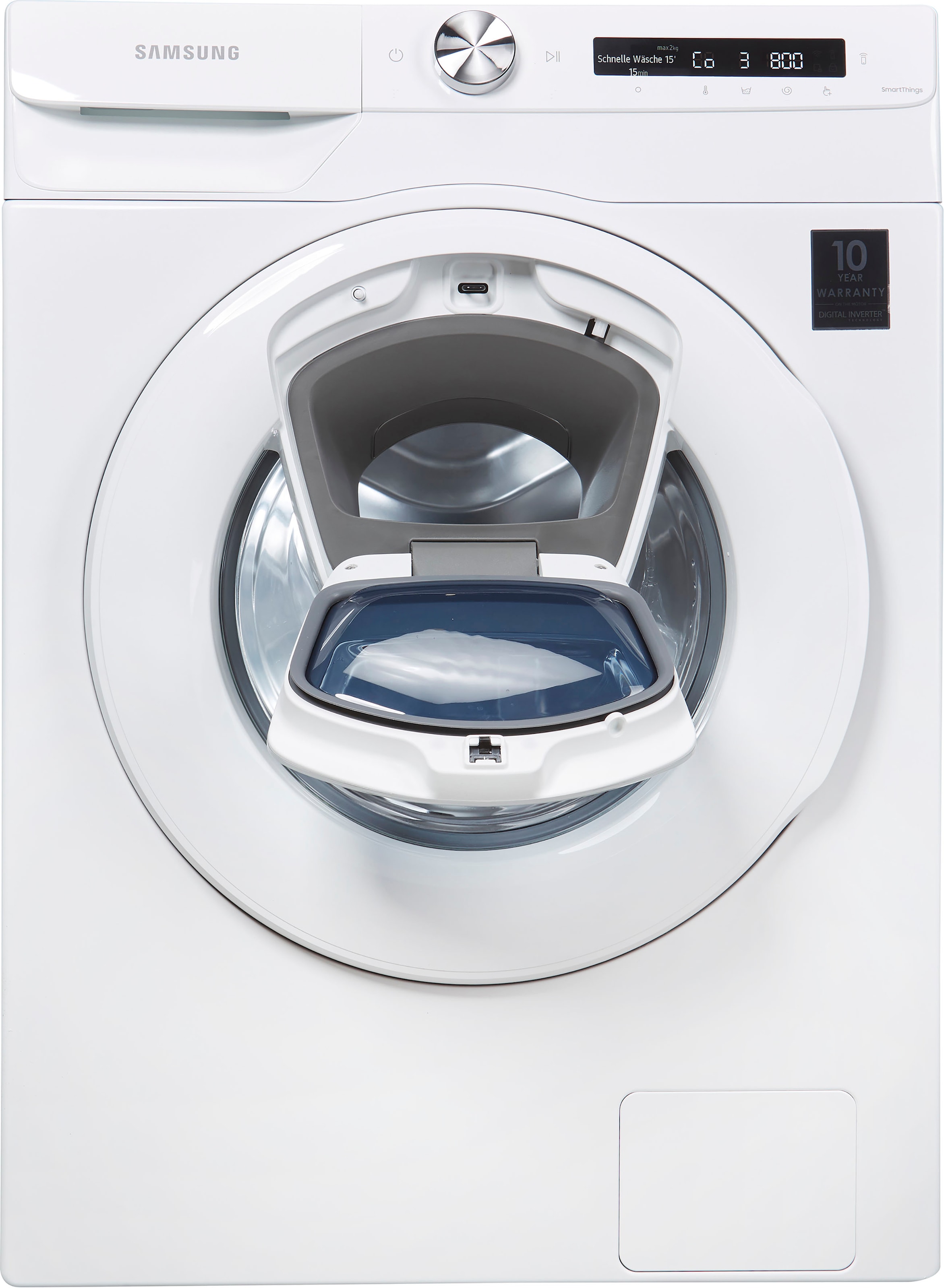 Samsung Waschmaschine kaufen 4 WW80T554ATW/S2, kg, Jahre WW5500T, 8 U/min, Garantie, AddWash™ »WW80T554ATW/S2«, Rechnung 1400 auf