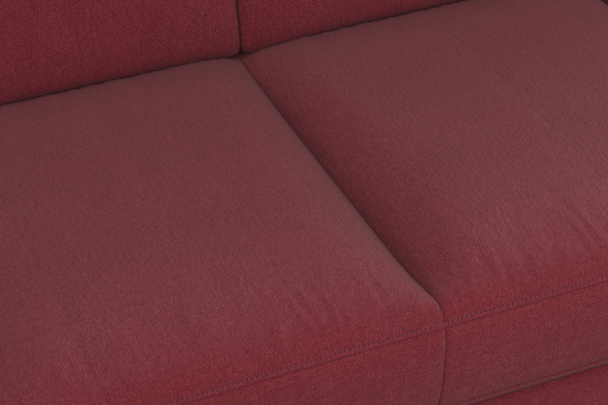 sit&more Ecksofa »Padua L-Form«, inklusive Sitztiefenverstellung, Armteilfunktion und Federkern