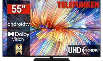 LED-Fernseher »D55V950M2CWH«, 139 cm/55 Zoll, 4K Ultra HD, Android TV-Smart-TV