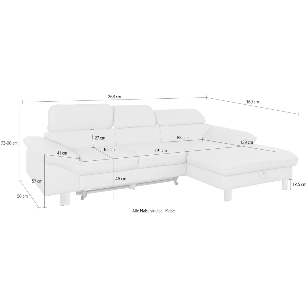 COTTA Ecksofa »Driver«