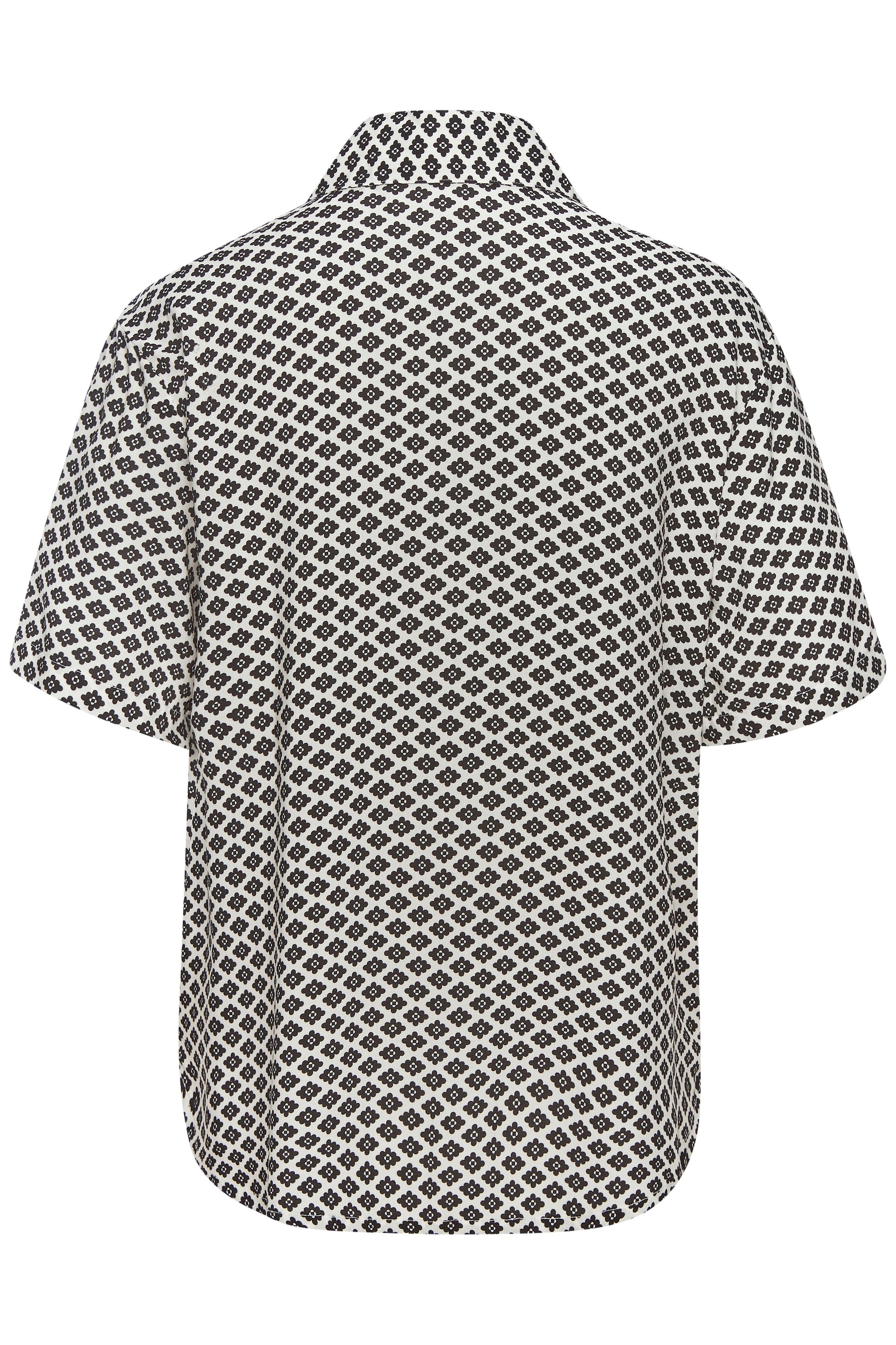 LASCANA Pyjamaoberteil, Mit edlem Allover-Druck