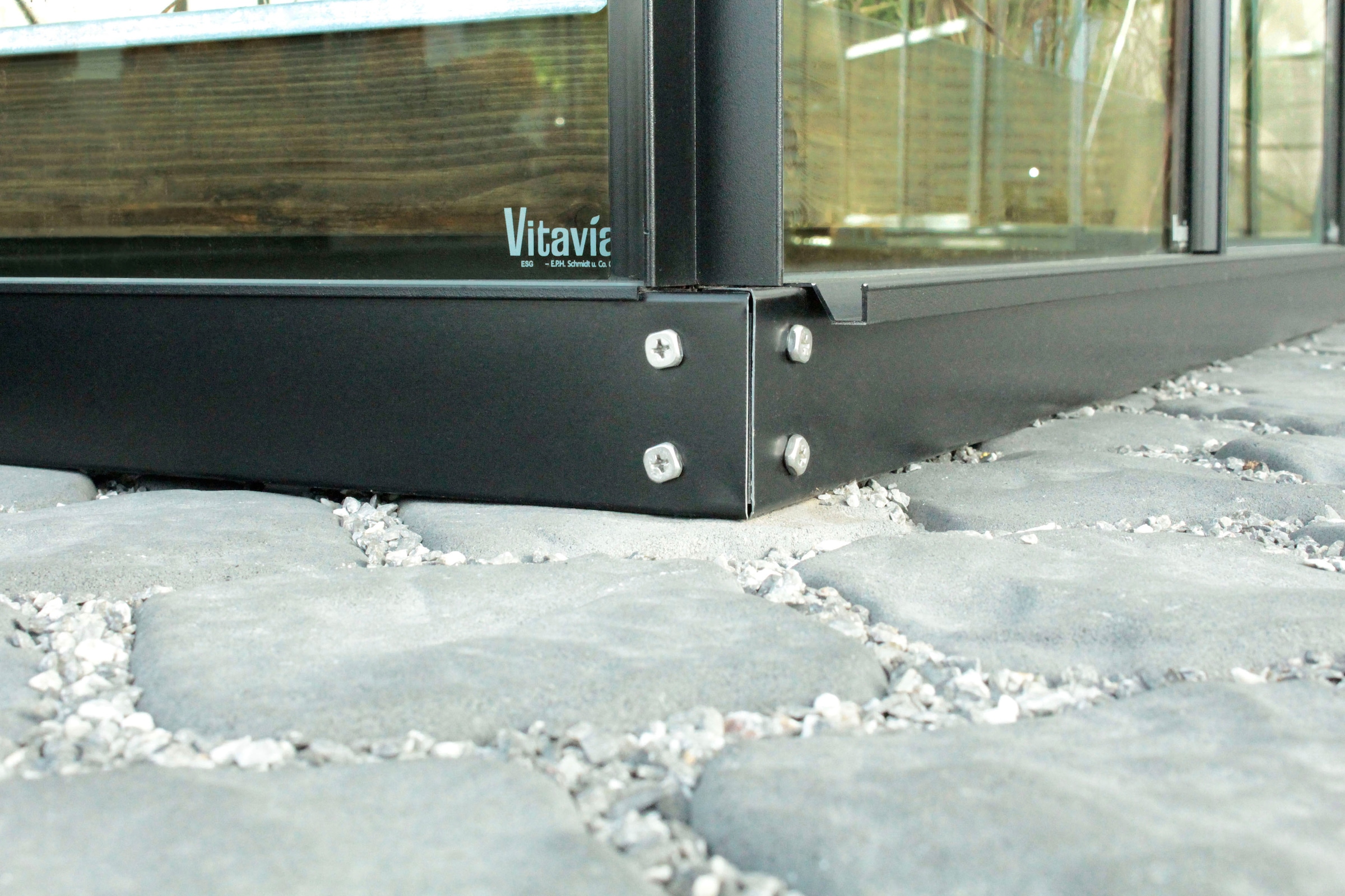 Vitavia Fundamentrahmen »Fundament 900«, 6 cm, schwarz, BxT: 65x130 cm
