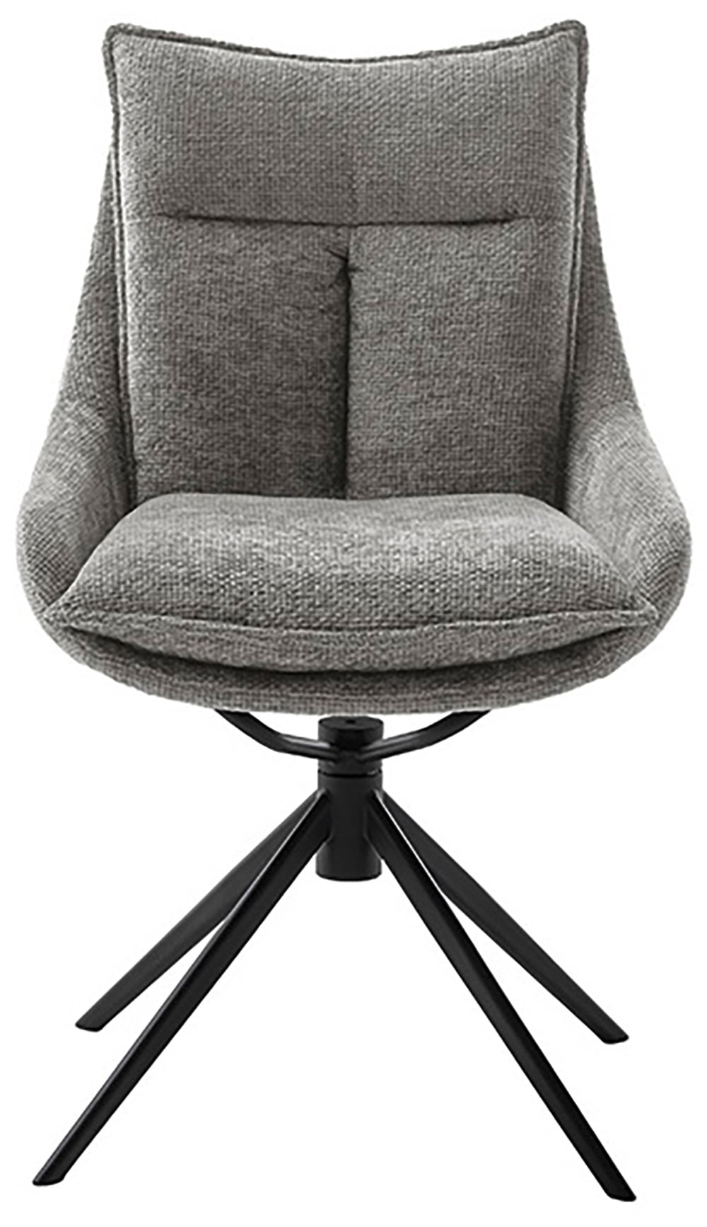 MCA furniture Esszimmerstuhl, Strukturstoff, (2er-Set), drehbar 360°, Dreh- & Schwingfunktion, Belastbarkeit 120 kg