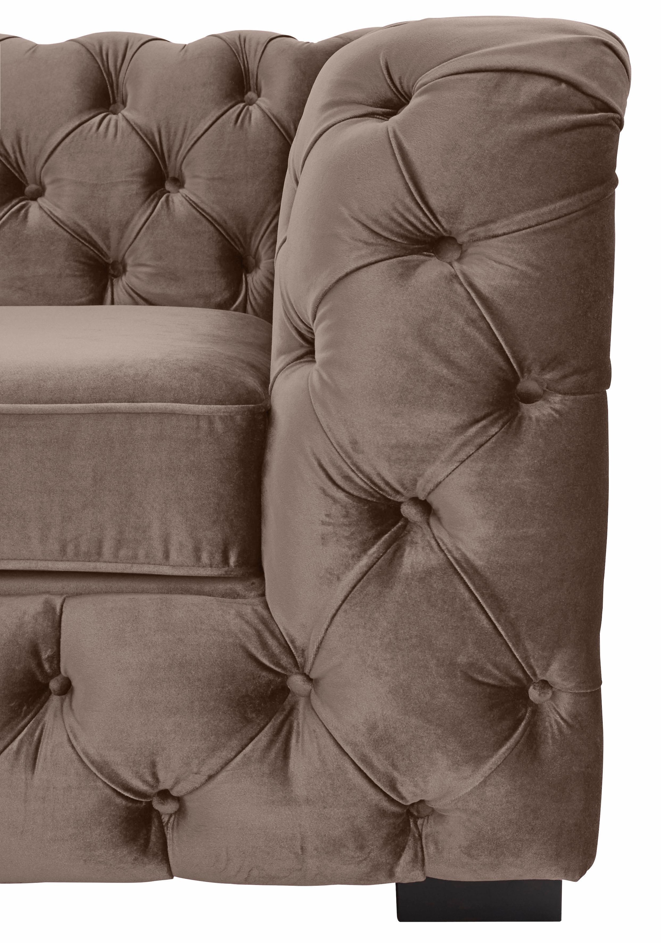 Guido Maria Kretschmer Home&Living Chesterfield-Sofa »Kalina«, klassische Chesterfield-Knopfheftung, sehr hochwertige Verarbeitung