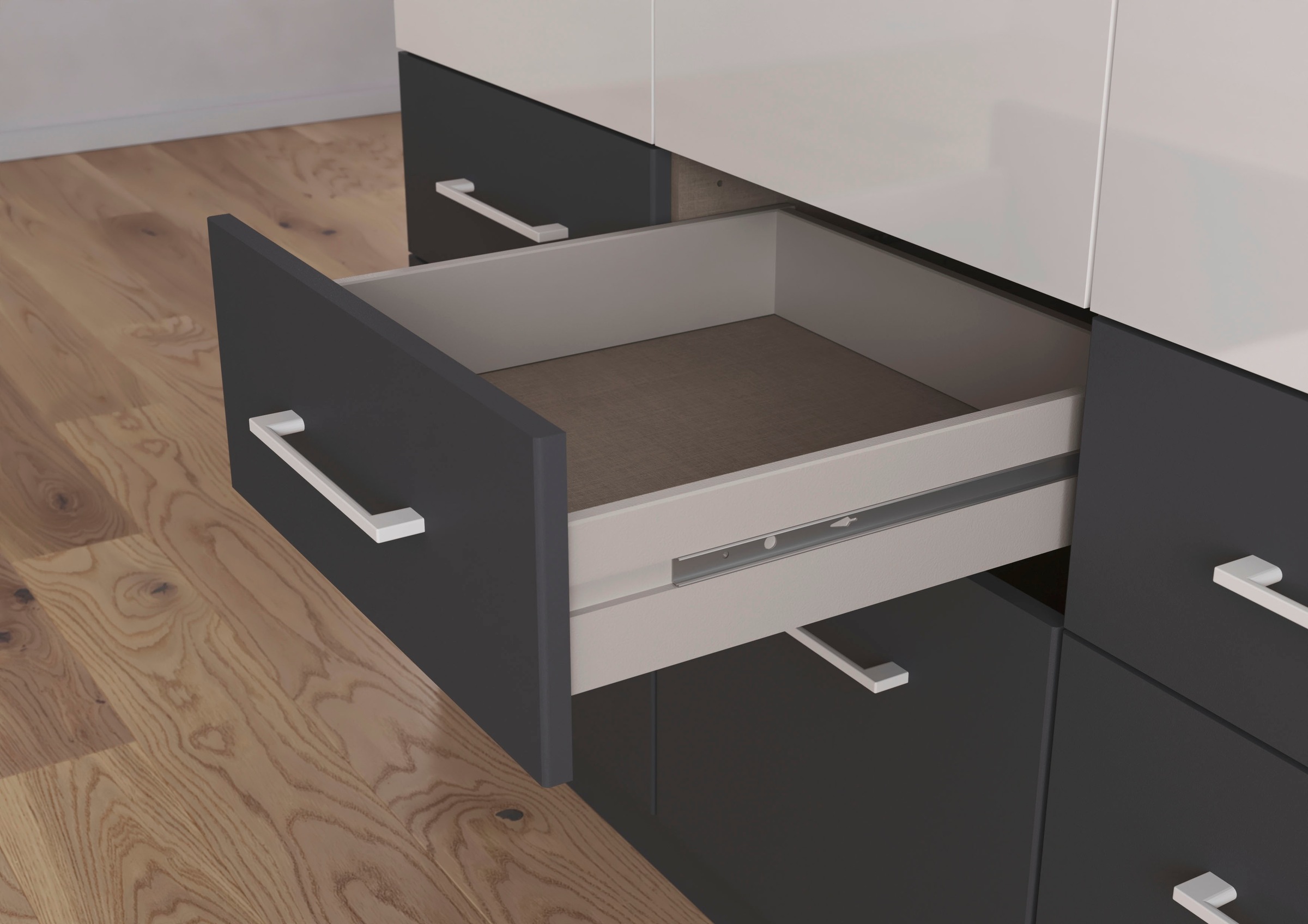 rauch Drehtürenschrank »Celle«, in 4 Breiten und 2 Höhen, optional mit Schubkästen MADE IN GERMANY