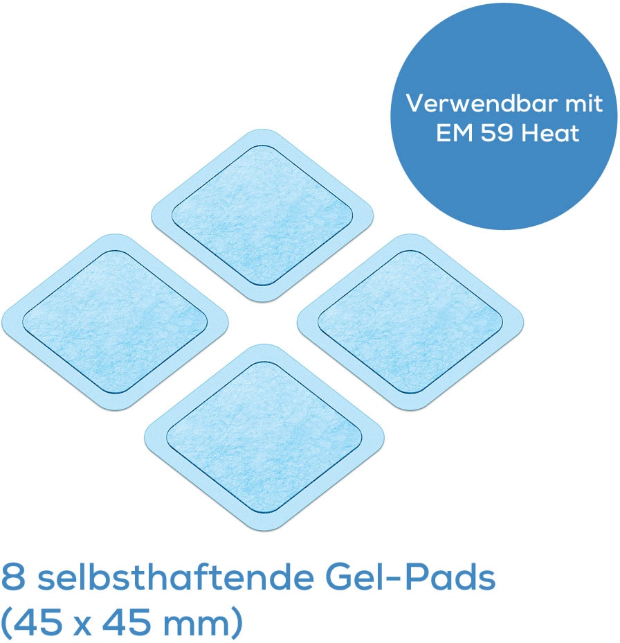BEURER Elektrodenpads »EM 59 & EM 89 Heat Gel-Pads«, (Set, 8 St.)