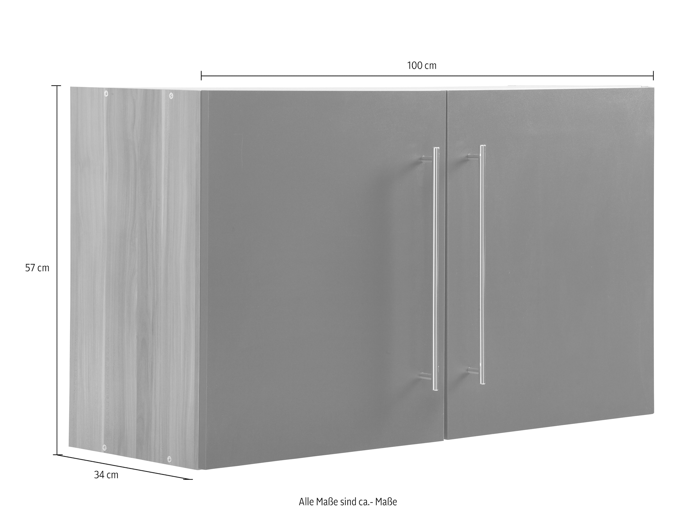 KOCHSTATION Hängeschrank »KS-Samos«, 100 cm breit