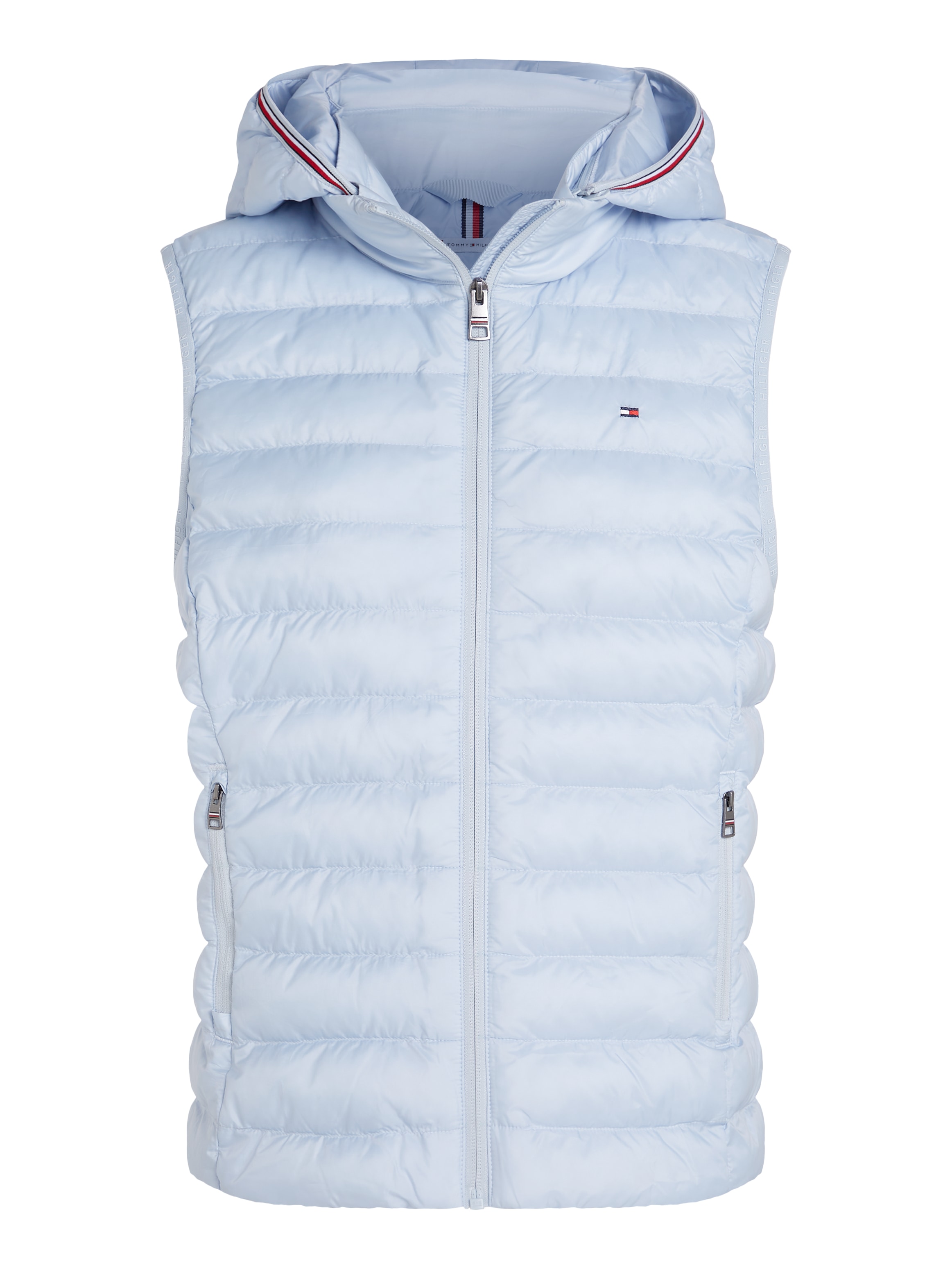 Tommy Hilfiger Steppweste »LW PADDED GLOBAL STRIPE VEST«, (Global Serie TH WOMEN), mit Elastic-Band