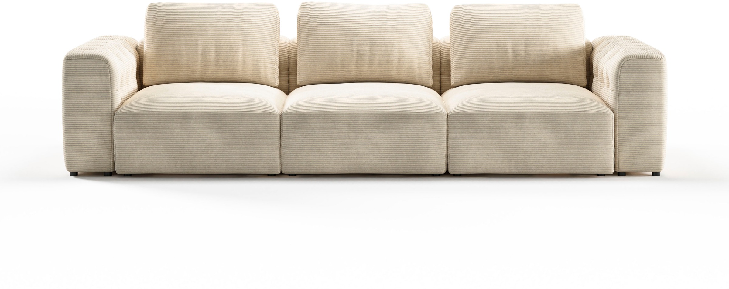 Home affaire 3-Sitzer »Cushid« Modulsofa, bestehend aus 3 Teilen, Breite 30 günstig online kaufen