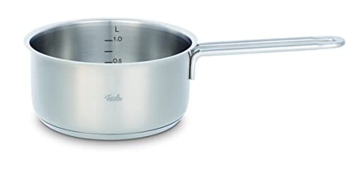Fissler Topf-Set »Hamburg«, Edelstahl 18/10, (Set, 5 tlg., Kochtopf 16/20/24 + Bratentopf 20cm + Stielkasserolle 16cm oD), Made in Germany