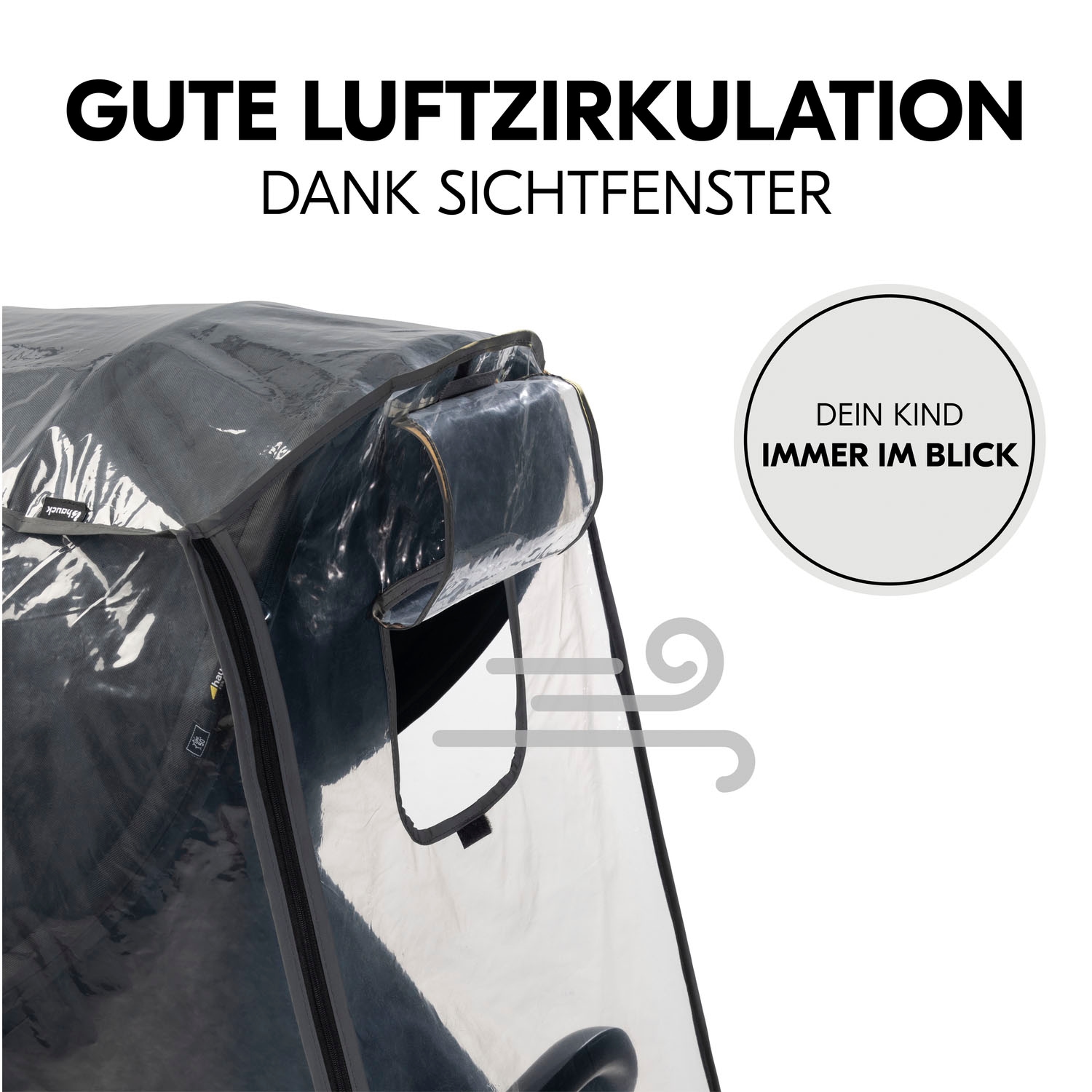 Hauck Kinderwagen-Regenschutzhülle »Pushchair Raincover 4W«, für 4-Rad-Buggy