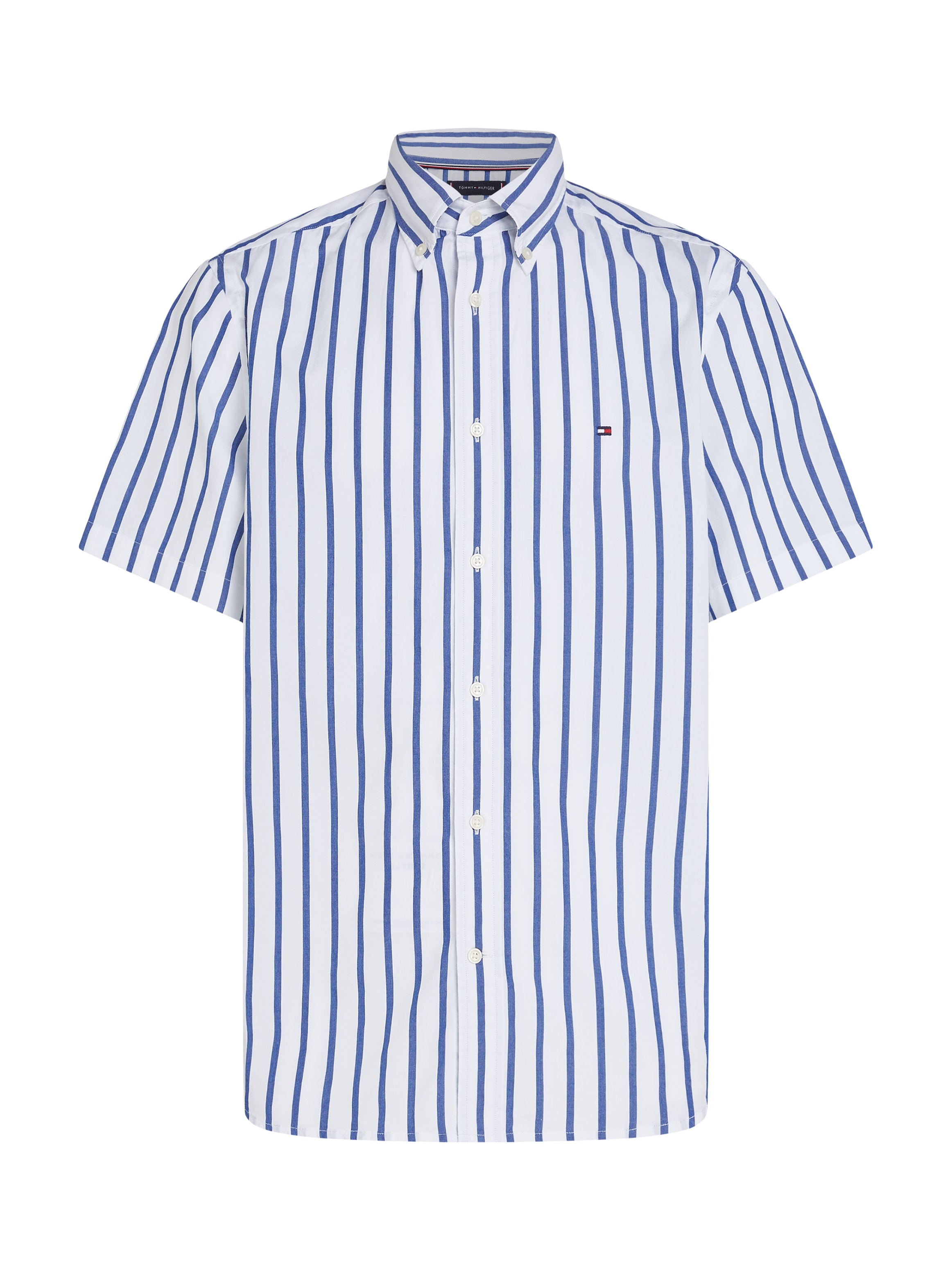 Tommy Hilfiger Kurzarmhemd »FLEX POPLIN STP SHIRT S/S«