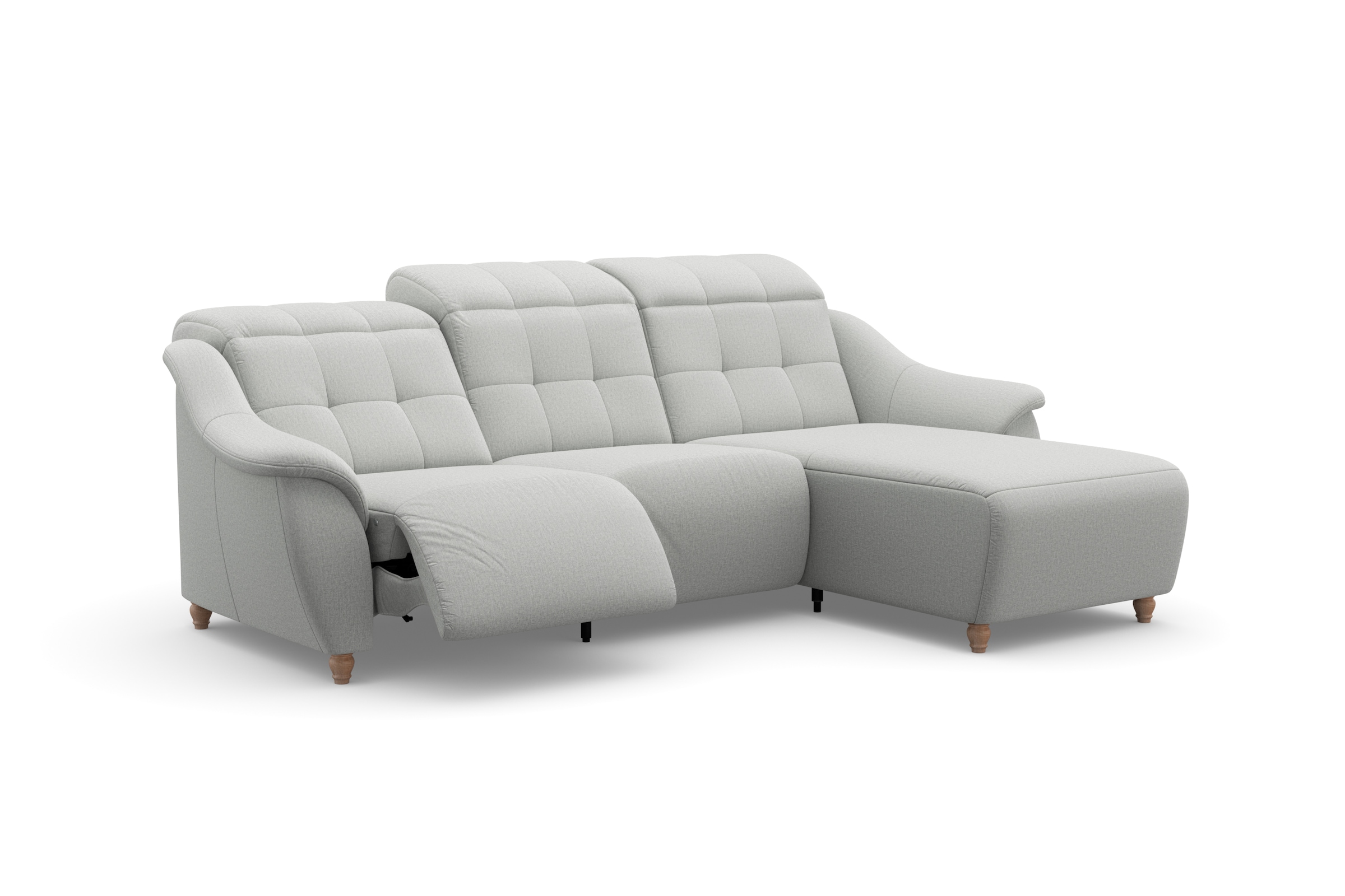 Home affaire Ecksofa »Boston L-Form«, (2 St.), Kopfteilverstellung an jeder Sitzfläche, wahlweise Relaxfunktion