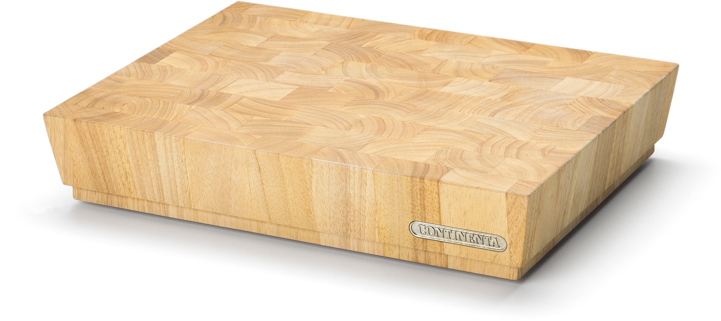 Continenta Schneidebrett Hackbrett, Stirnholz 40x30x7,5cm günstig online kaufen