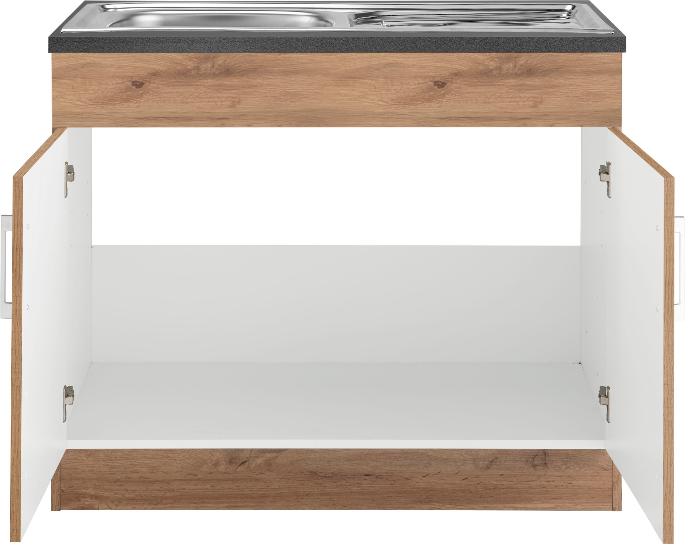 HELD MÖBEL Spülenschrank »Colmar«, 100 cm, mit Metallgriff online kaufen