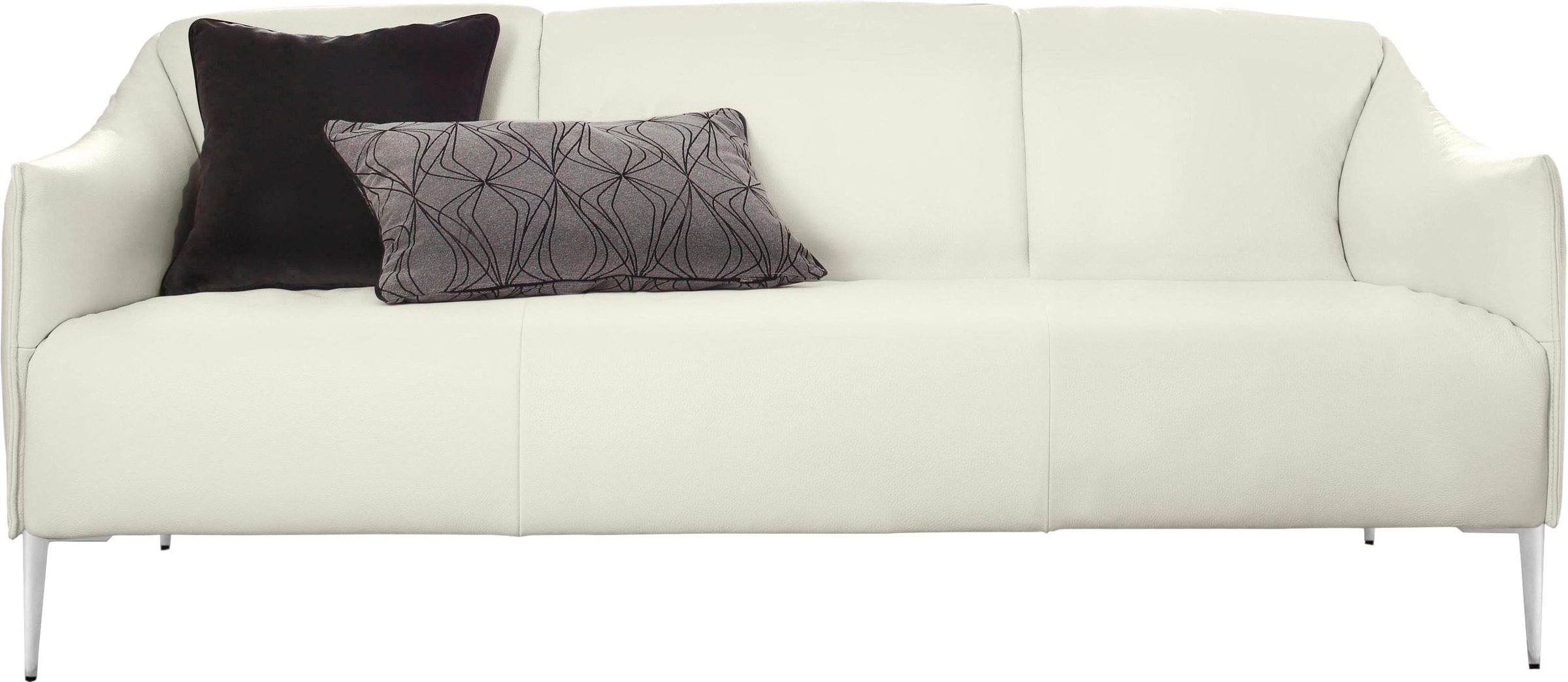 W.SCHILLIG 2,5-Sitzer »sally« mit Metallfüßen in Chrom glänzend, Breite 194 cm