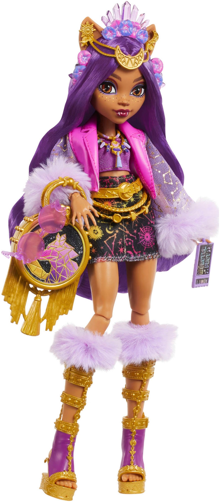 Anziehpuppe »Monster High, Monsterfest Clawdeen Wolf mit Festival-Outfit«