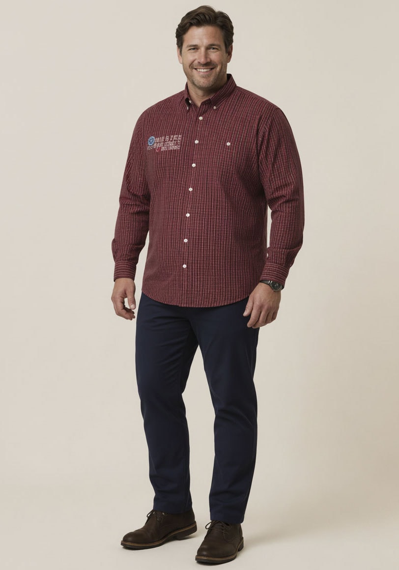 Man's World Plus Karohemd »im lässigen Freizeit-Look mit modernem Charakter« Komfortabel geschnitten und vielseitig kombinierbar