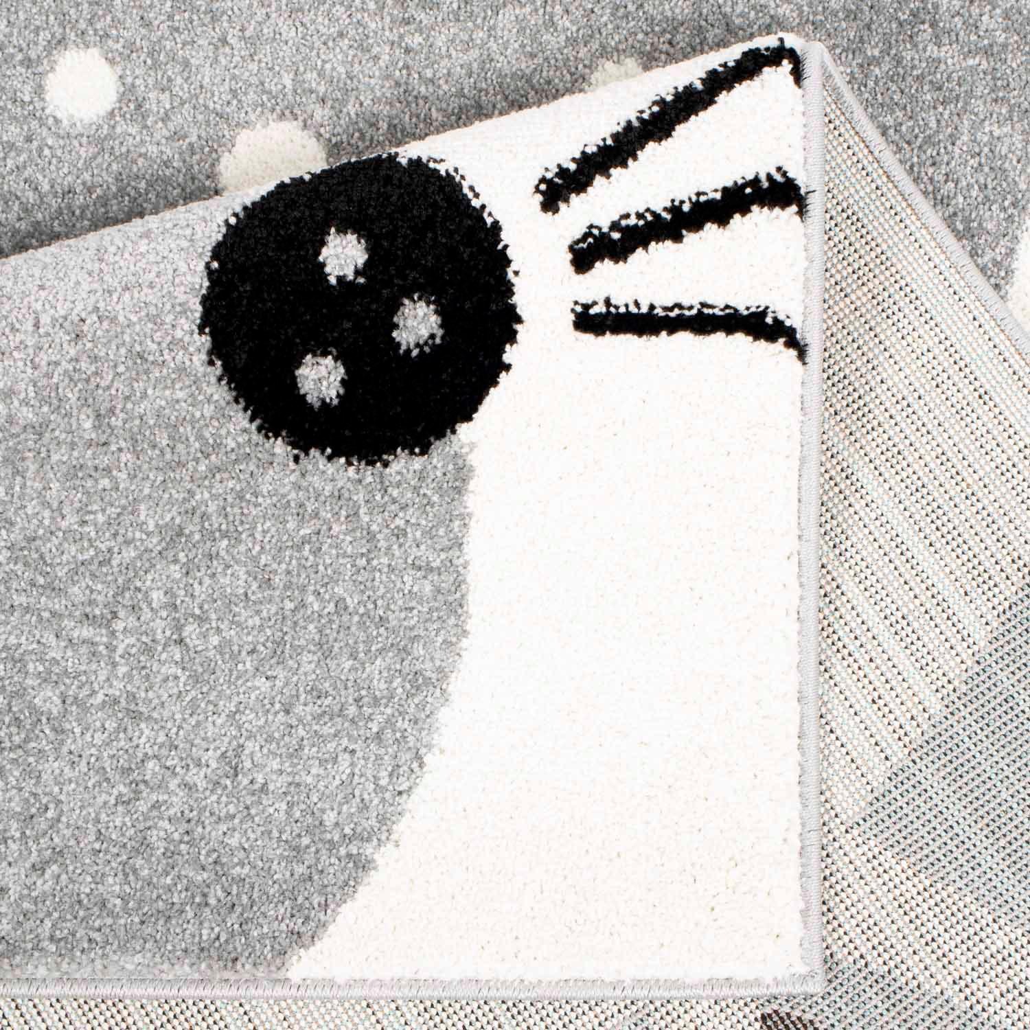 Carpet City Kinderteppich »Bubble Kids 1316«, rechteckig, 11 mm Höhe, Spielteppich, Hase, Weicher Flor, Pflegeleicht, Kinderzimmer