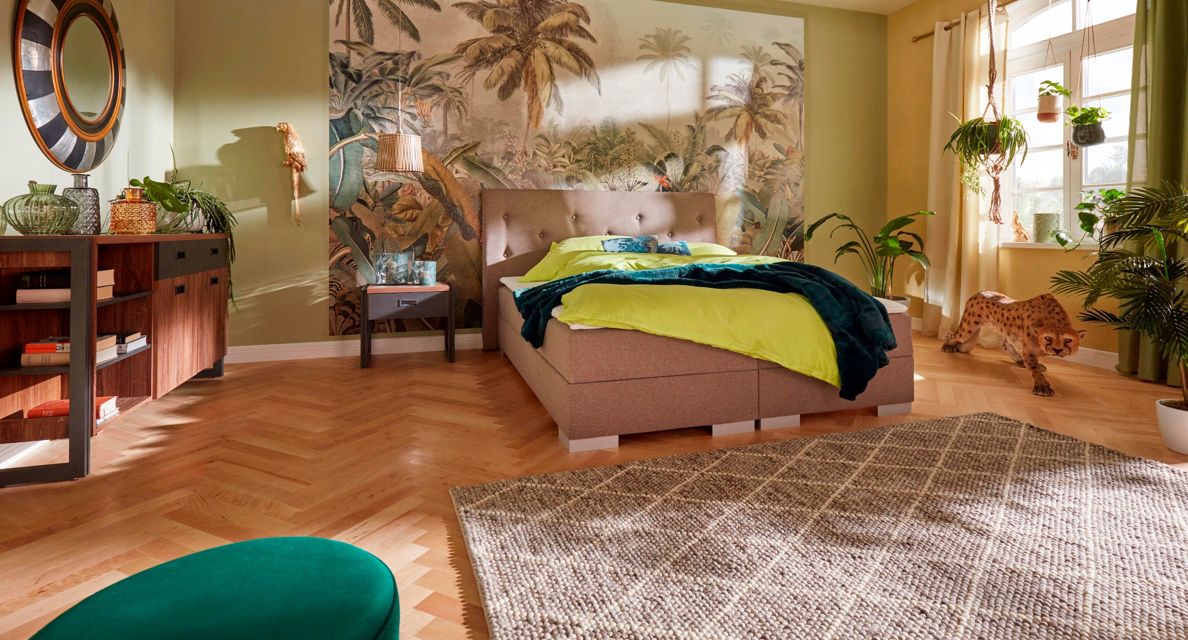 Komar Vliestapete »Vlies  - Amazonia - Größe 368 x 248 cm« bedruckt glatt Wohnzimmer, Schlafzimmer