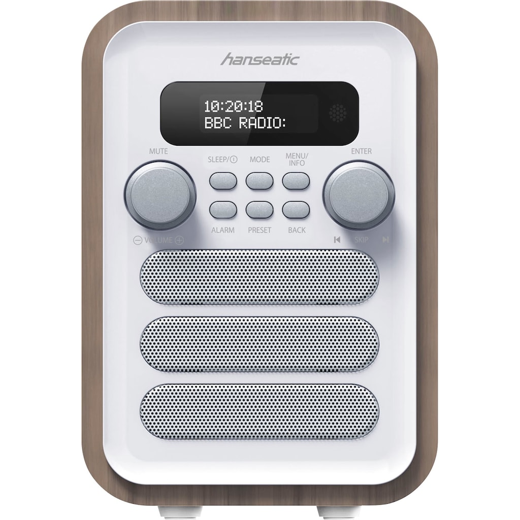 Hanseatic Digitalradio (DAB+) »HRA-23«, (Bluetooth 3,5 W)