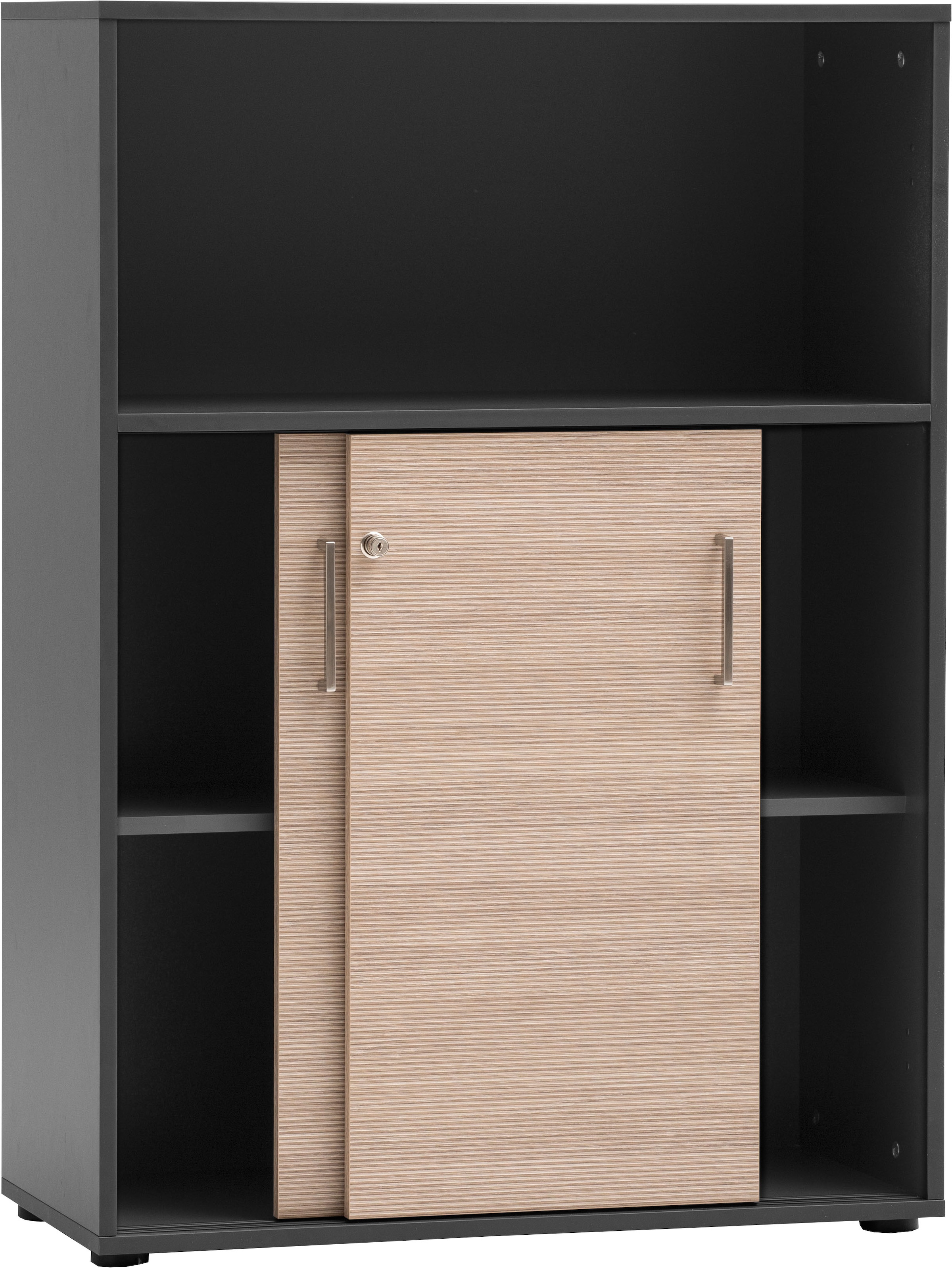 Schildmeyer Schiebetürenschrank »METZ, Aktenschrank abschließbar, Höhe 113,4 cm, MADE IN GERMANY« 1 Stk. tlg. Fronten in Canello,  MADE IN GERMANY