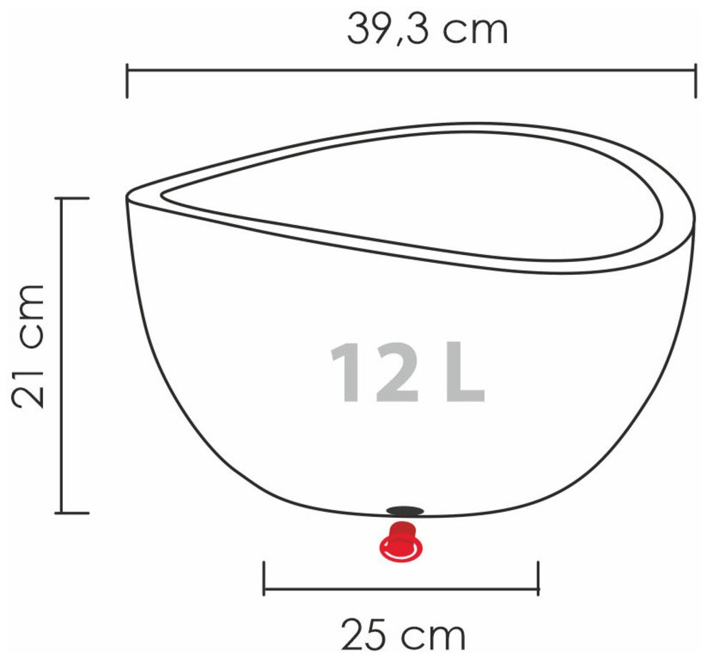 Scheurich Blumentopf »40/252 WAVE GLOBE BOWL«