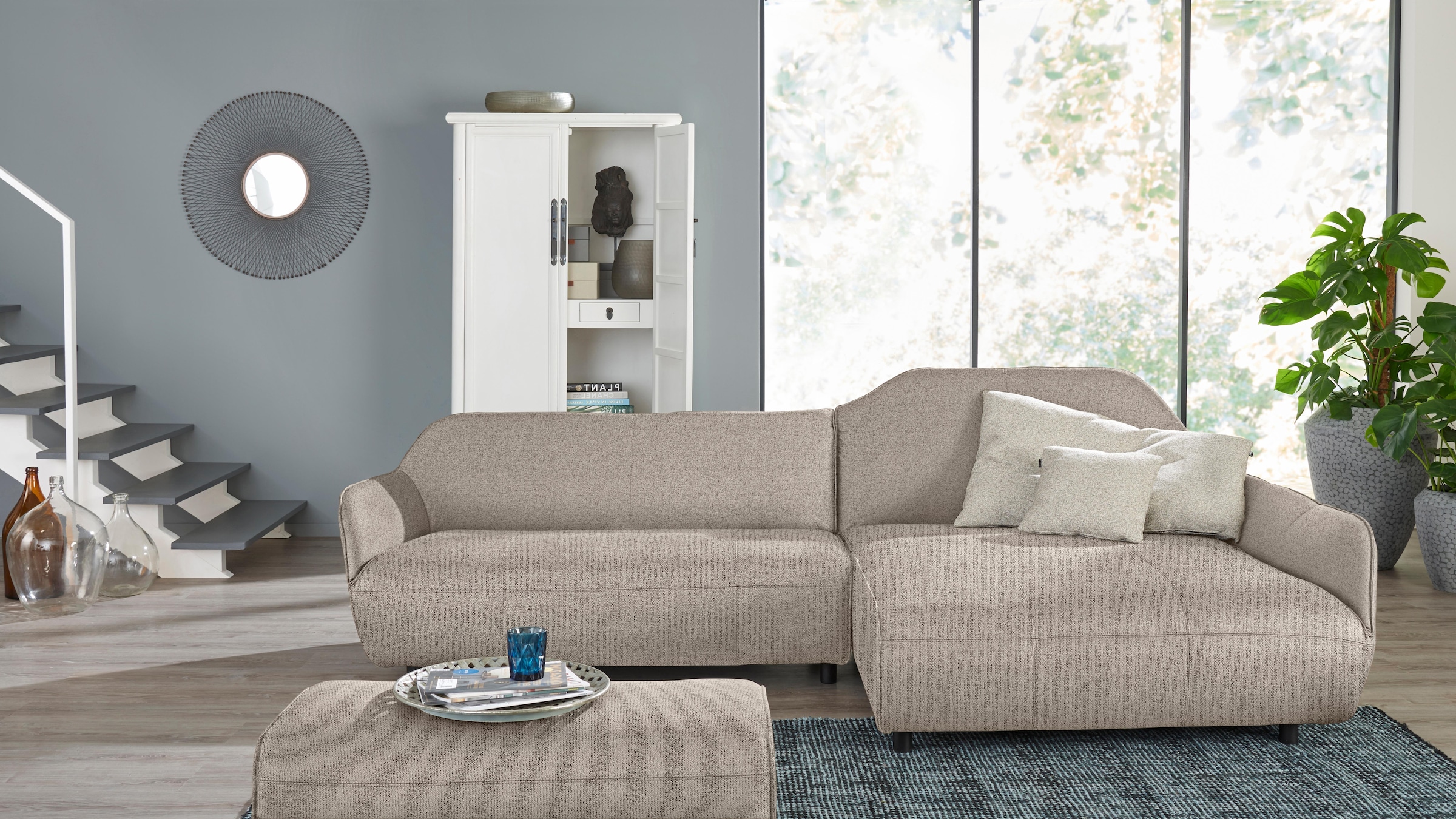 Creation BY ROLF BENZ Ecksofa »CR.480, Designecksofa, L-Form«, Wahlweise au günstig online kaufen