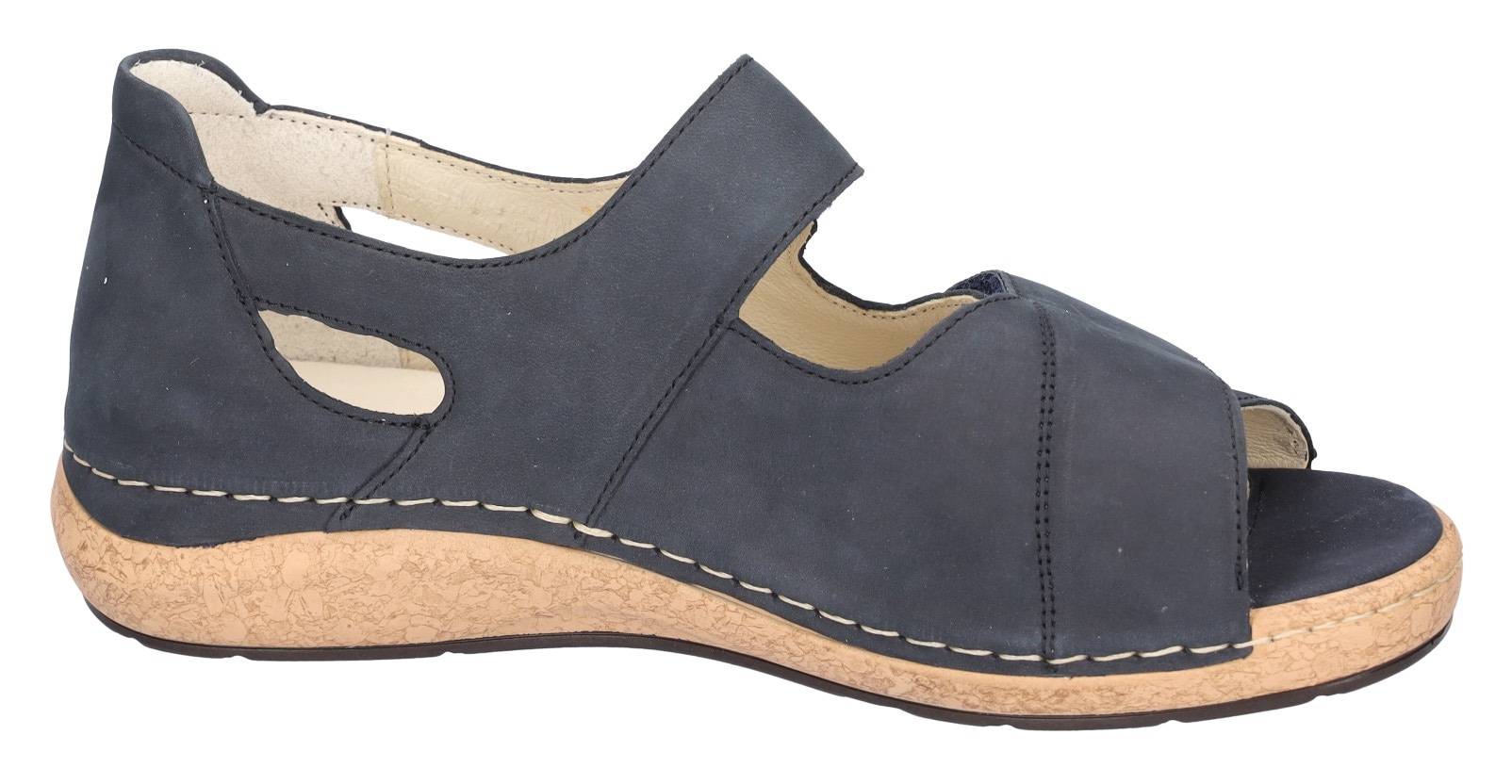 Waldläufer Sandale »K-Heliett«  , Sommerschuh, Sandalette, Keilabsatz, in Komfortweite K (= extraweit)