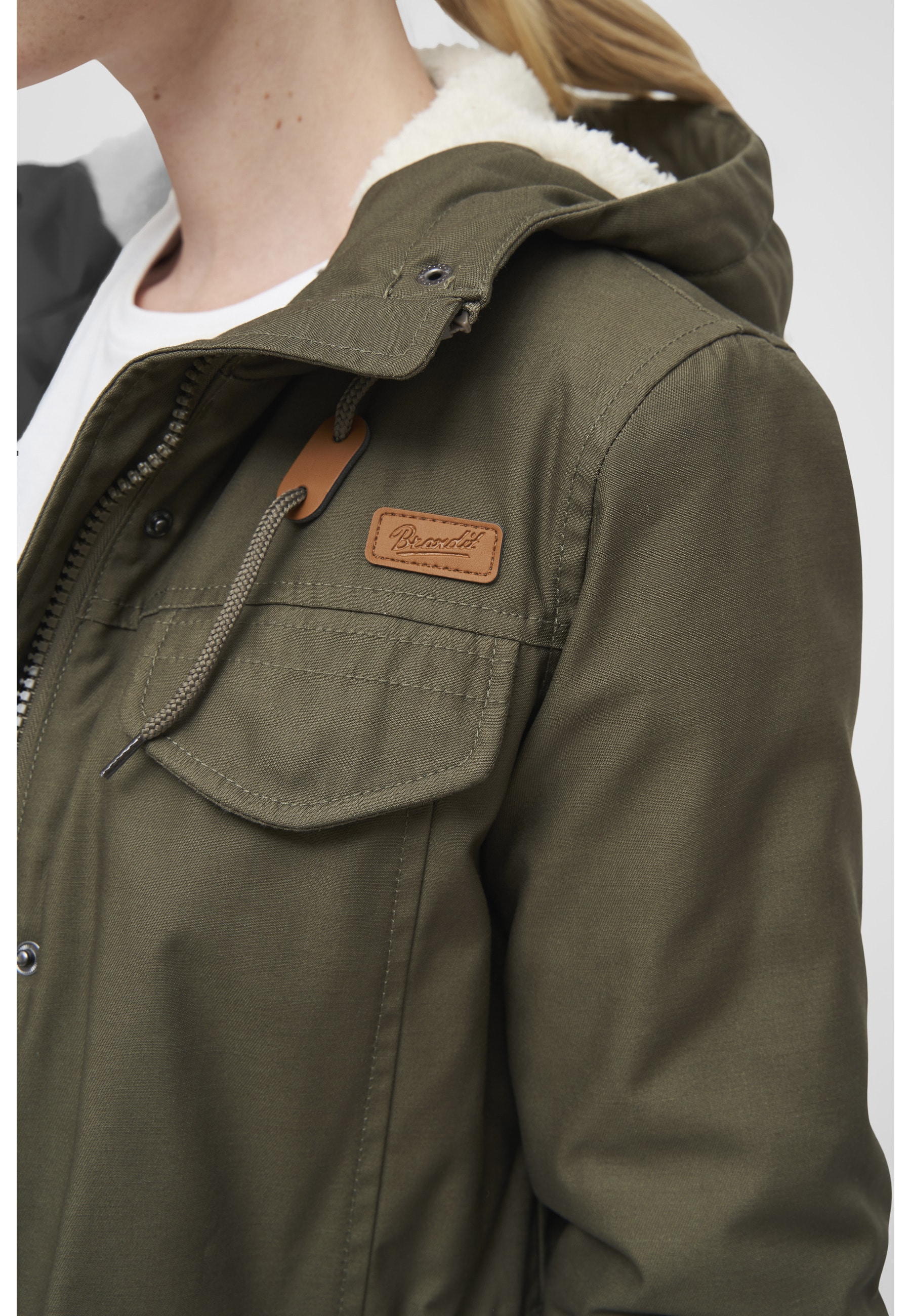 Brandit Parka »Brandit Damen Ladies Marsh Lake Parka« 1 Stk. tlg. mit Kapuze