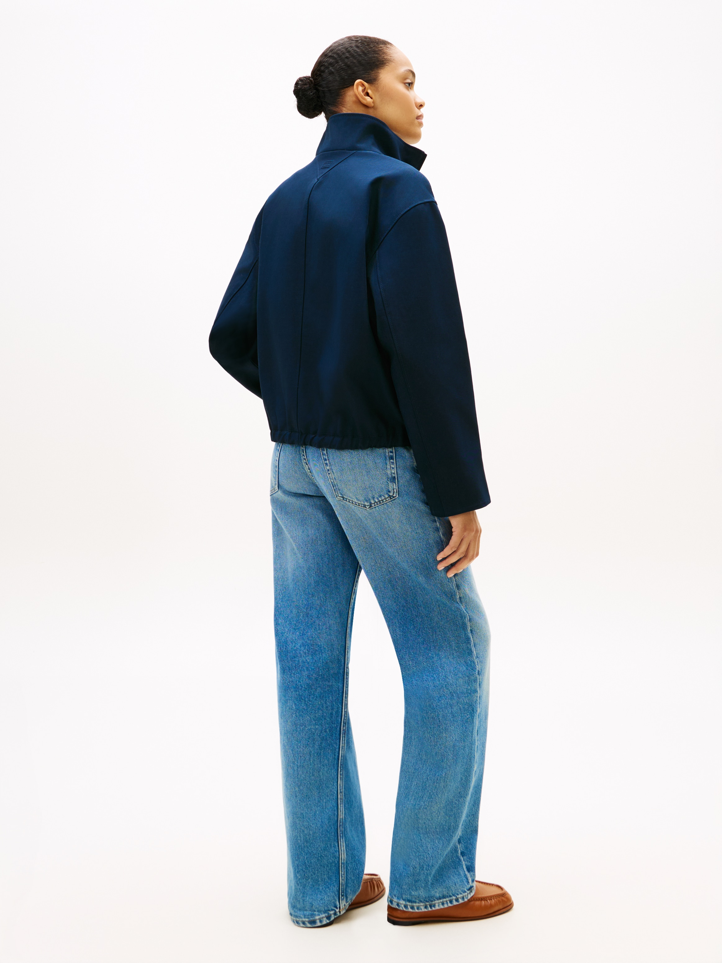 Tommy Hilfiger Bomberjacke »TH COTTON BOMBER« mit Reißverschluss