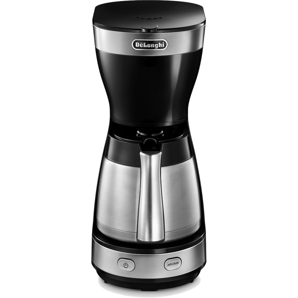 De'Longhi Filterkaffeemaschine »ICM 16710«, 1,25 l Kaffeekanne, Papierfilter