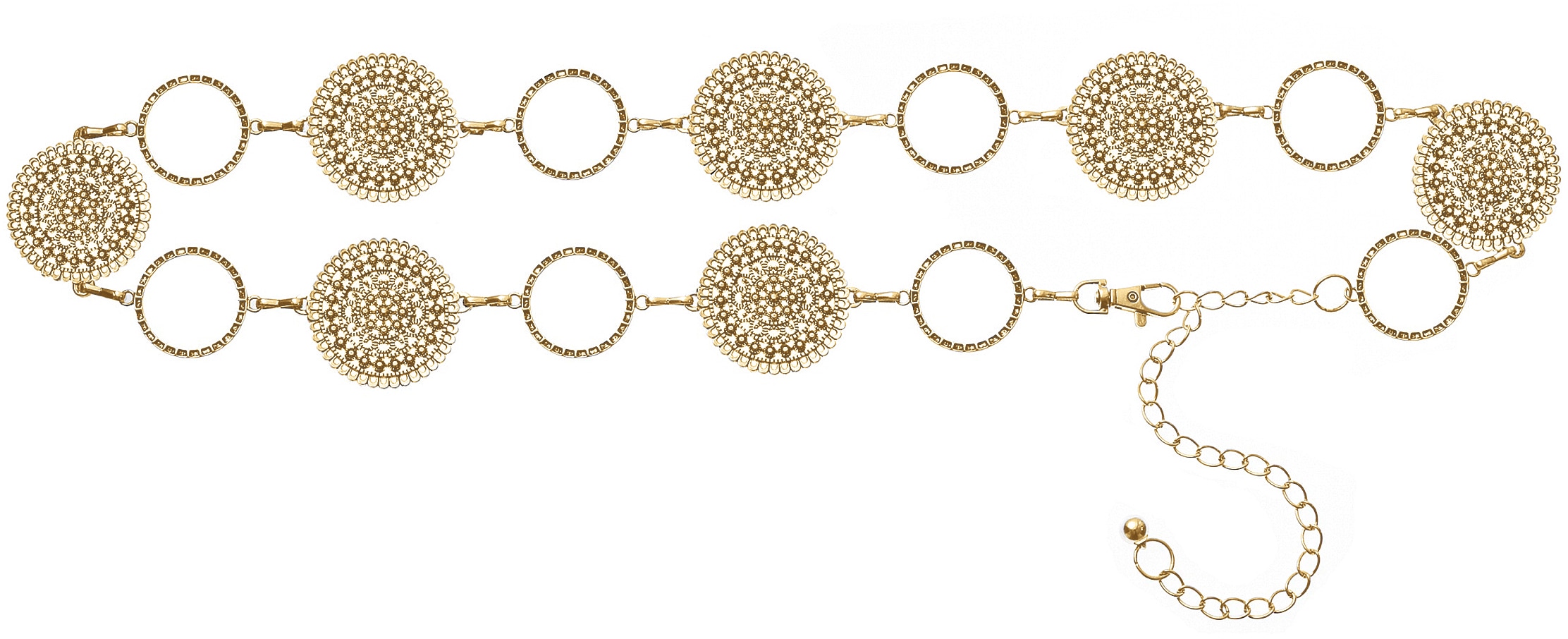 LASCANA Kettengürtel »Schmuckgürtel« verstellbare Schließe, Taillengürtel, Hüftkette