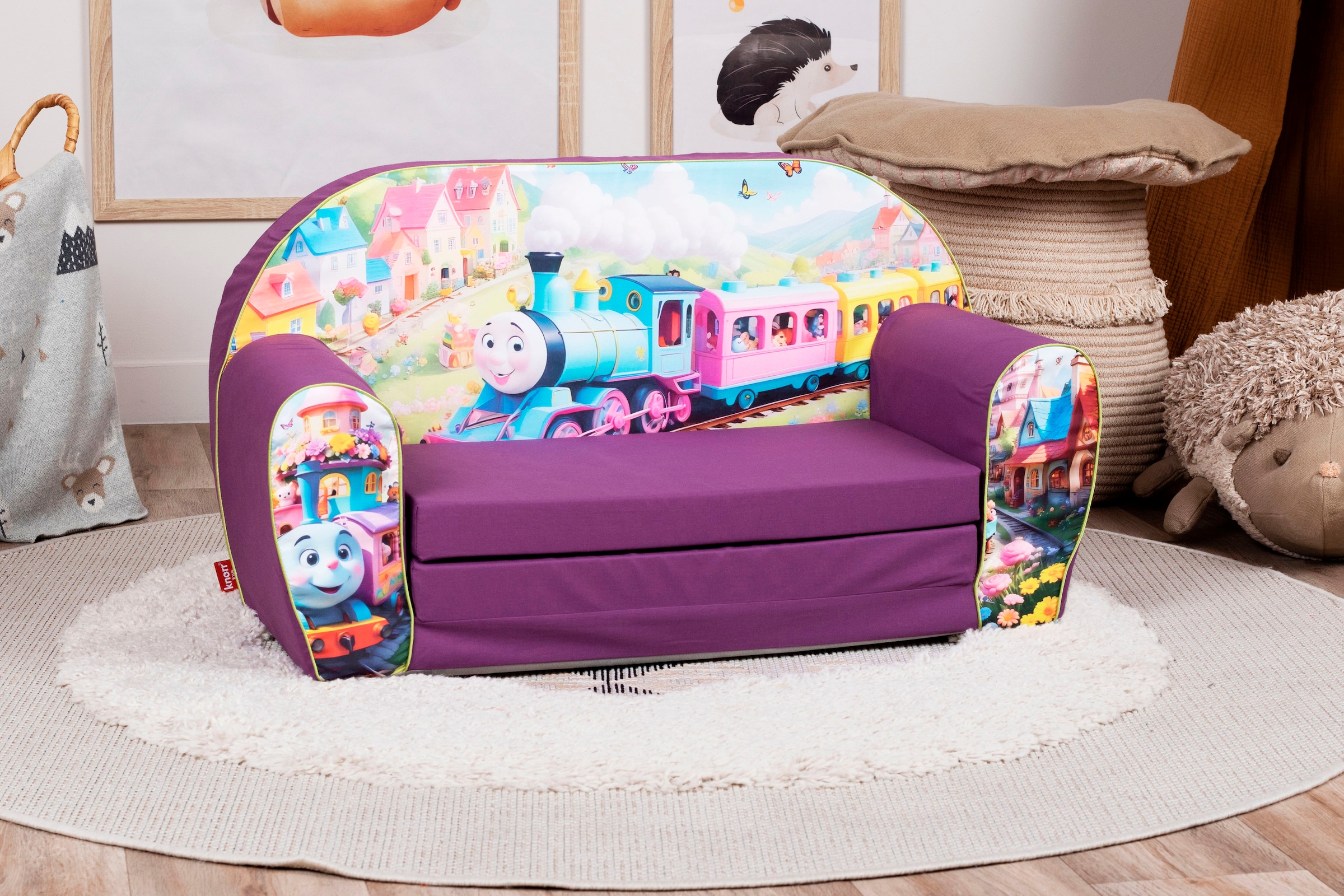 Knorrtoys® Sofa »Happy train«, für Kinder; Made in Europe