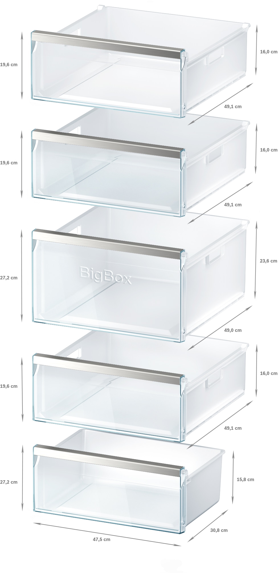 BOSCH Gefrierschrank Serie 6 »GSN58DWDV«, 191 cm hoch, 70 cm breit