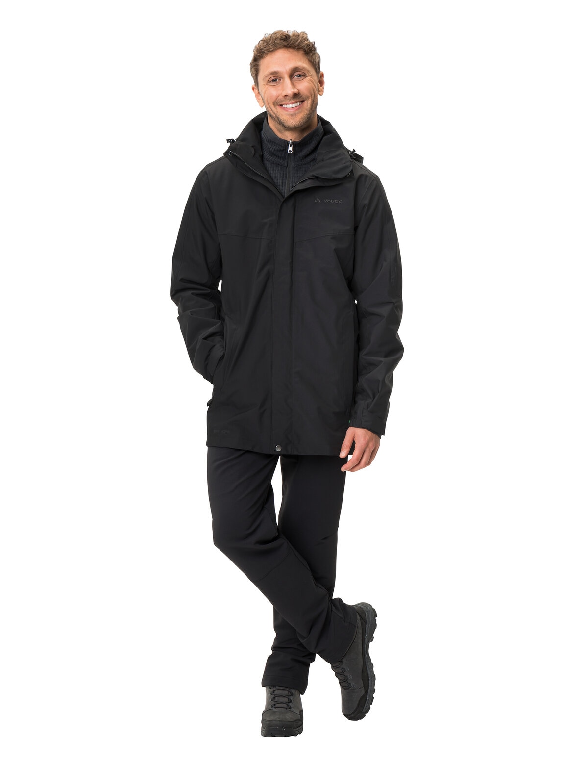 VAUDE Parka »MEN'S IDRIS 3IN1 PARKA III«, mit Kapuze, Winterjacke