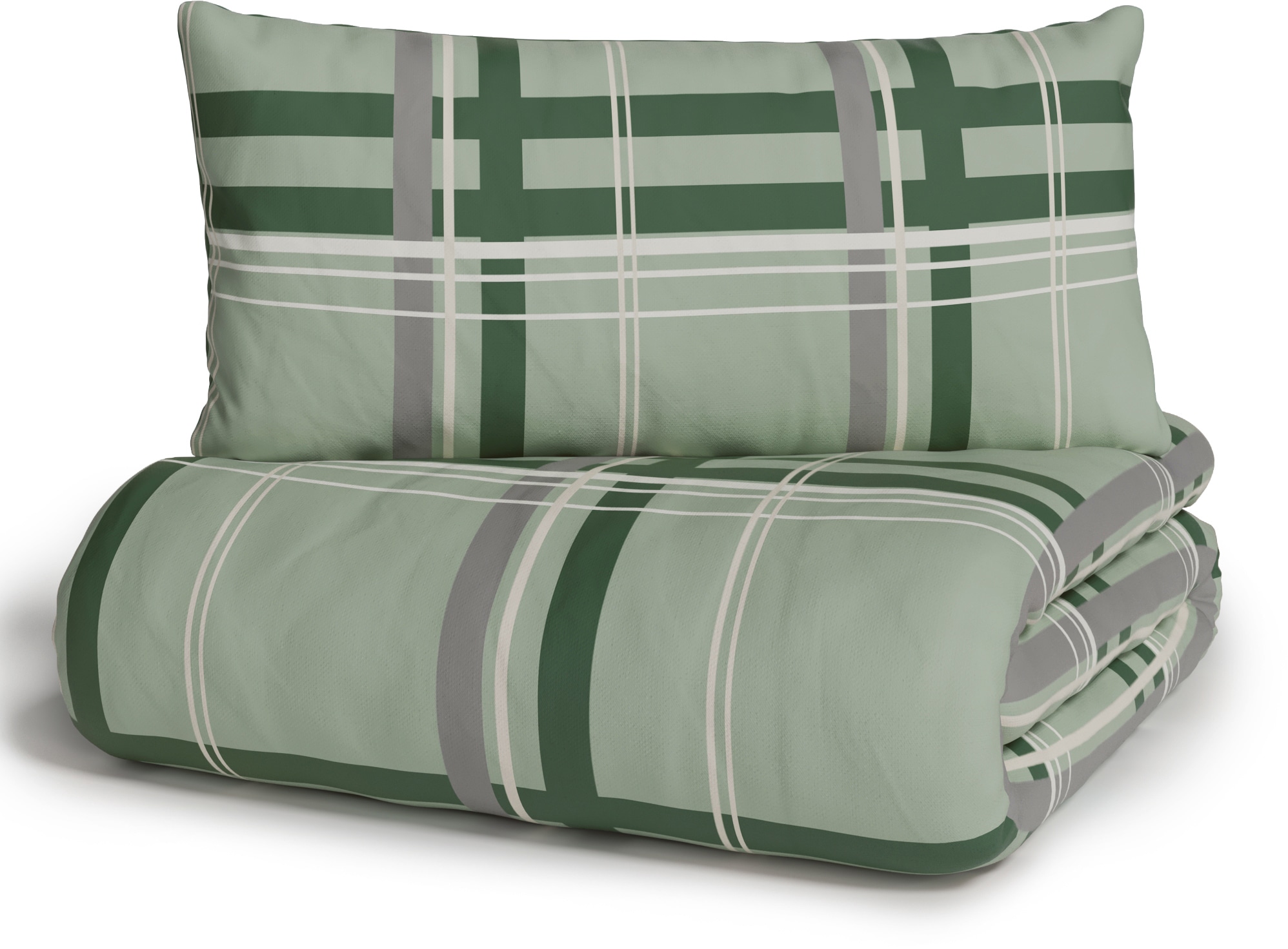 H.I.S Wendebettwäsche »Talin« 2 Stk. tlg. NEUHEIT in Gr. 135x200 oder 155x220 cm, 100% Baumwolle, Karo-Design