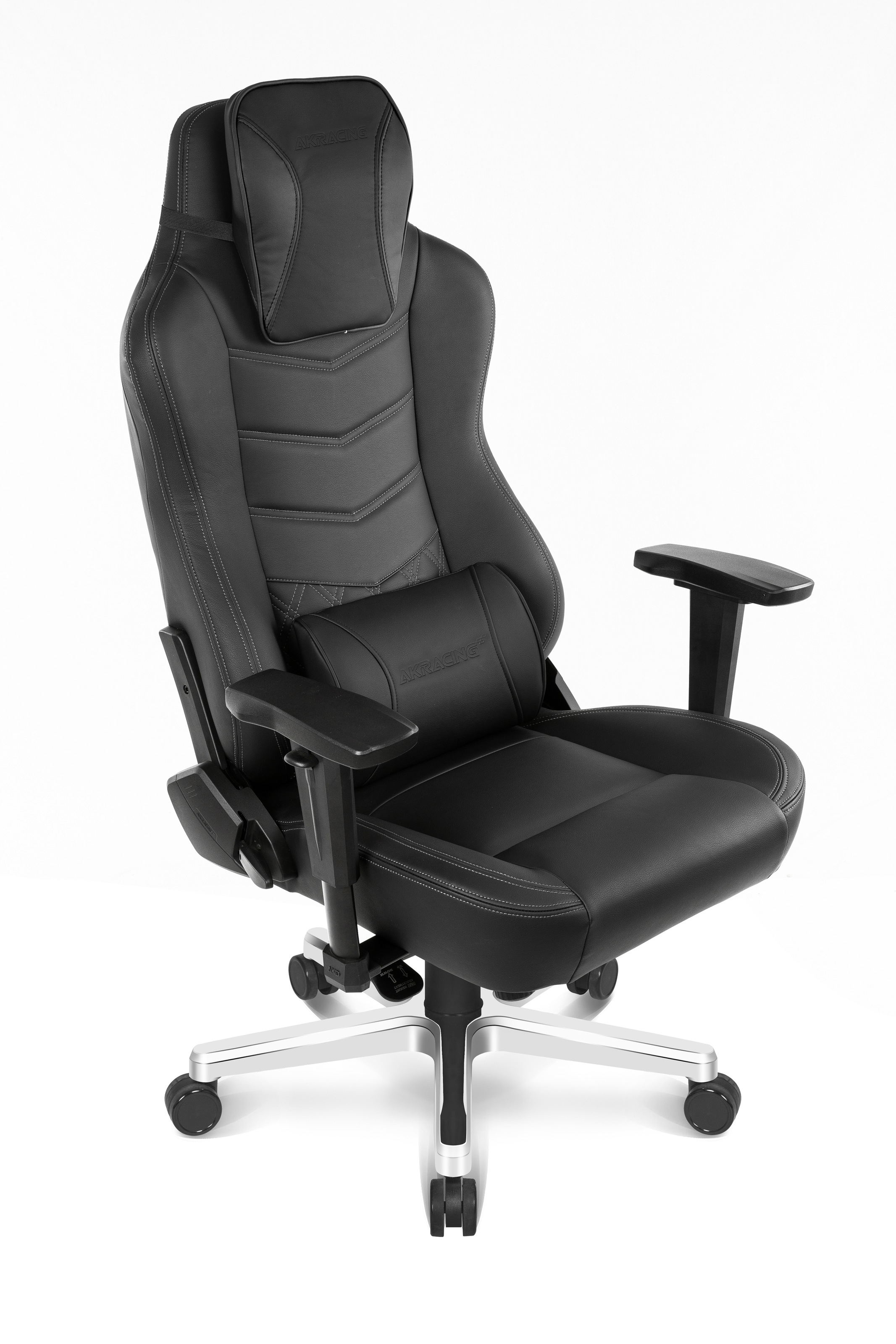 AKRacing Gaming-Stuhl »Office Onyx Deluxe«, Kunstleder-Echtleder, ergonomisch, höhenverstellbar Schreibtischstuhl