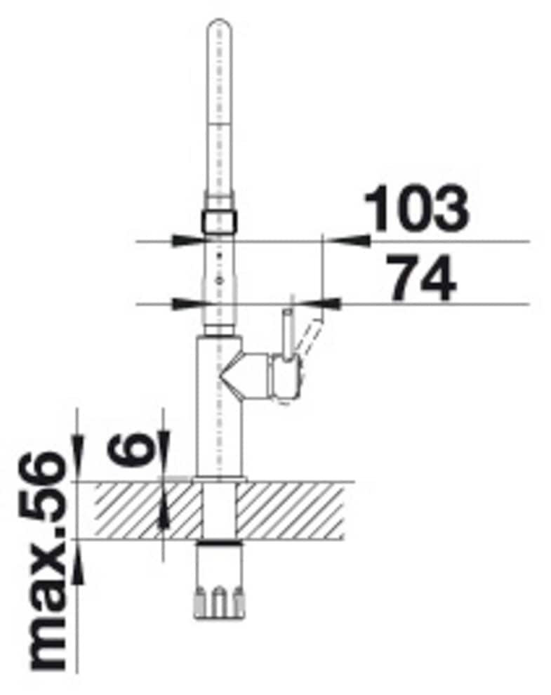 Blanco Küchenarmatur »CATRIS-S Flexo« mit Ausziehbrause