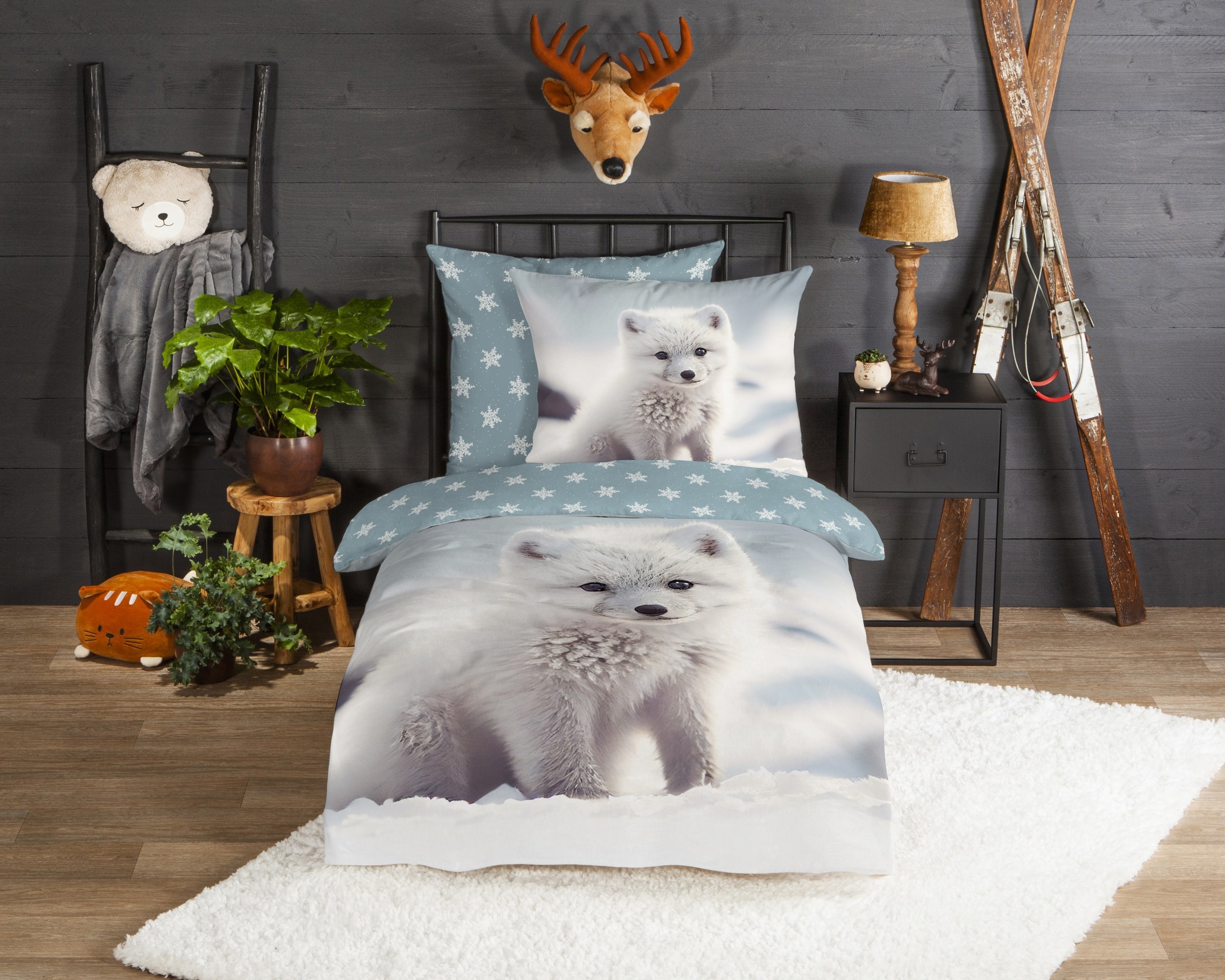 good morning Kinderbettwäsche »Toss«, Flanell, Biber, 135x200, Winter, Warm günstig online kaufen
