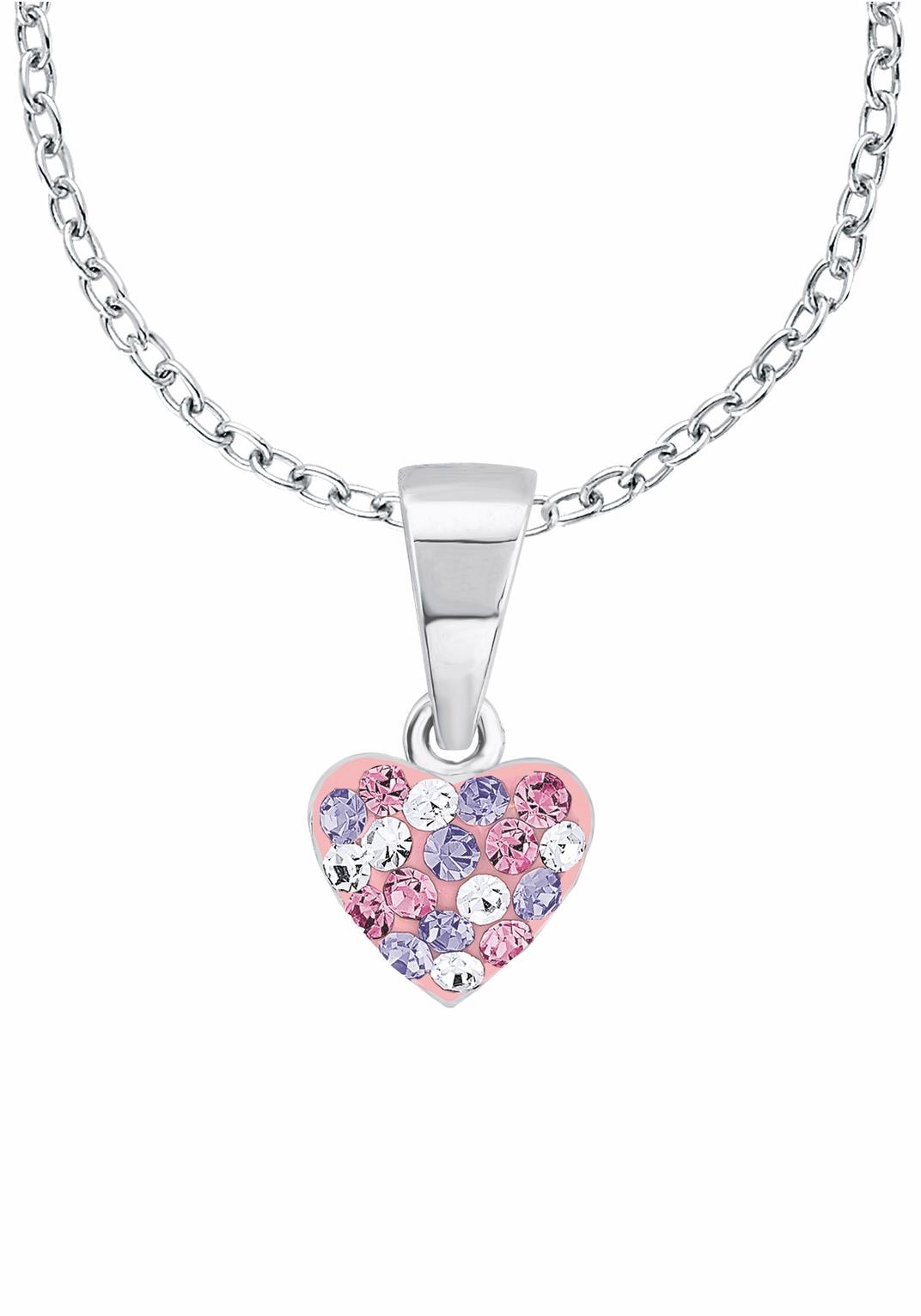 Prinzessin Lillifee Silberkette »Herz, 2013171«, Online-Shop im mit kaufen Kristallsteinen