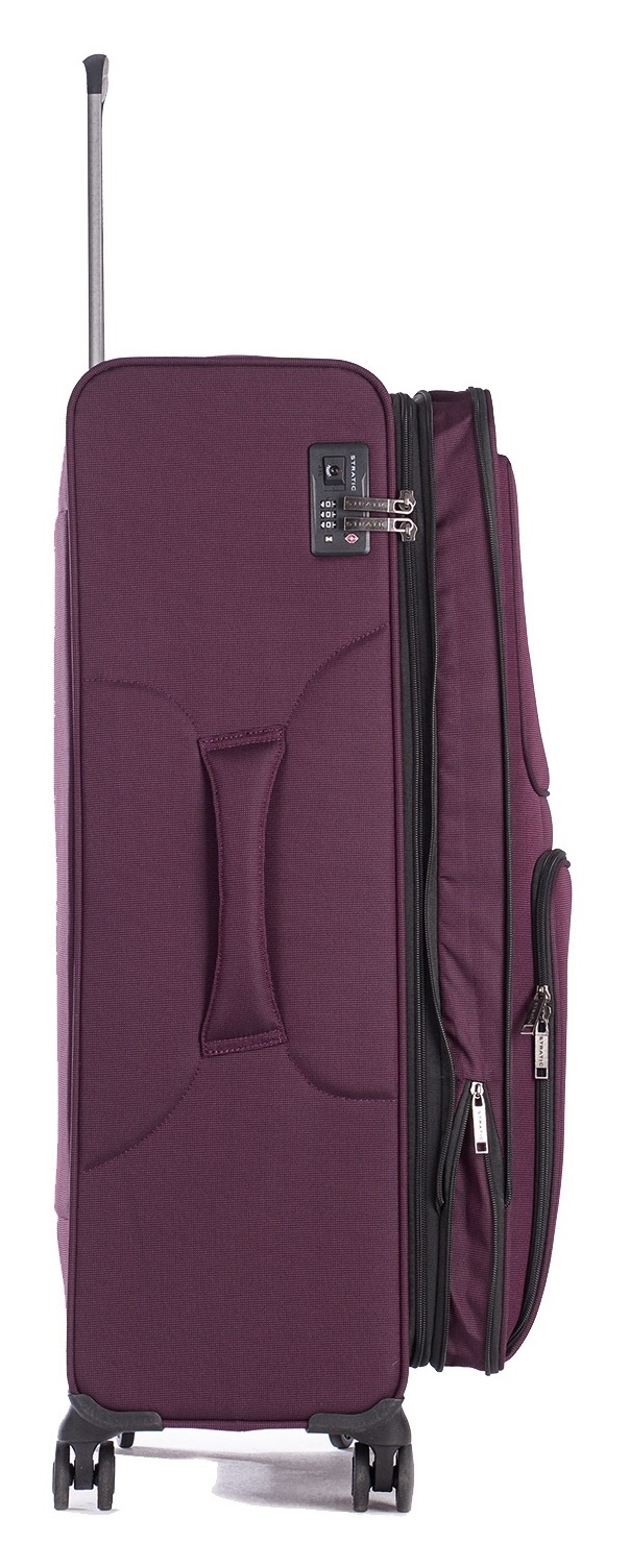 Stratic Trolley »BENDIGO LIGHT+ Koffer L«, (1 St.), 4 Rollen, Weichschalenkoffer Trolley TSA-Zahlenschloss STRATIC CONNECT NFC-Chip