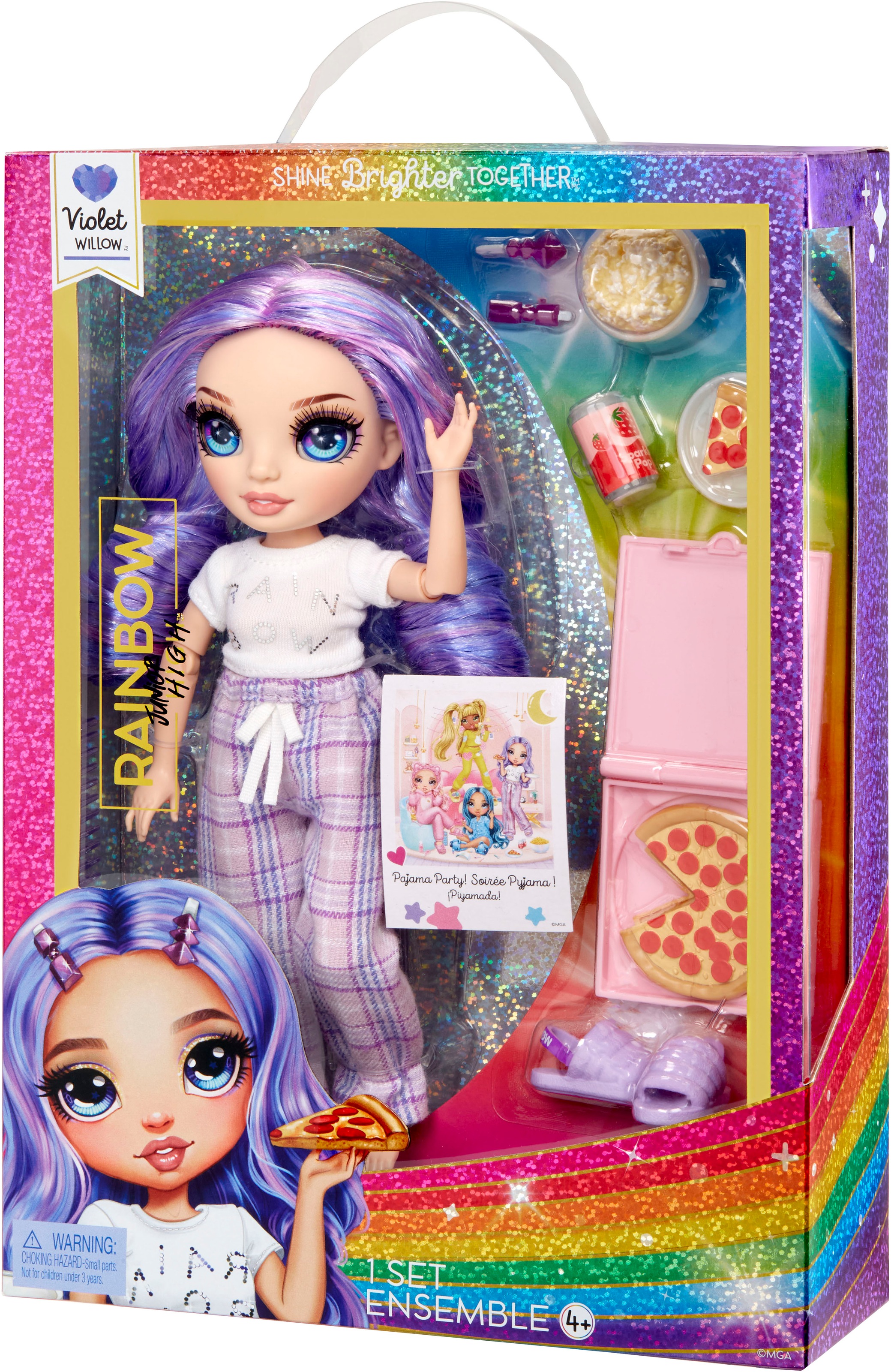 11. Bild von RAINBOW HIGH Anziehpuppe »Junior High PJ Party Fashion Doll Violet (Purple)«