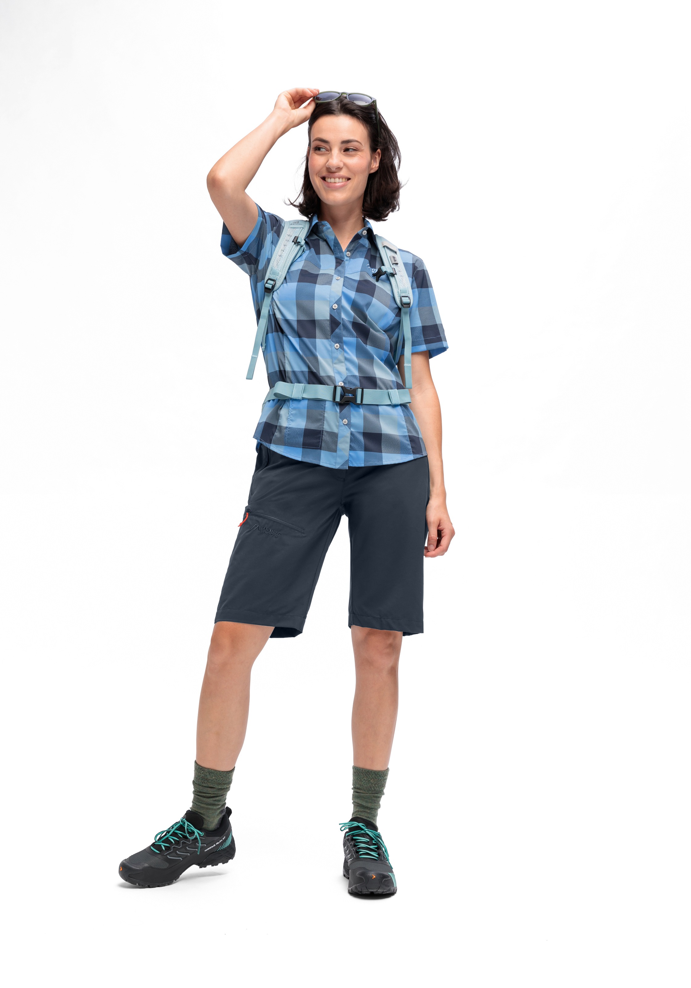 Maier Sports Outdoorhose »Lulaka Bermuda Loop«  Damen Shorts, kurze Wanderhose, Outdoor-Hose, 3 Taschen, Regular Fit