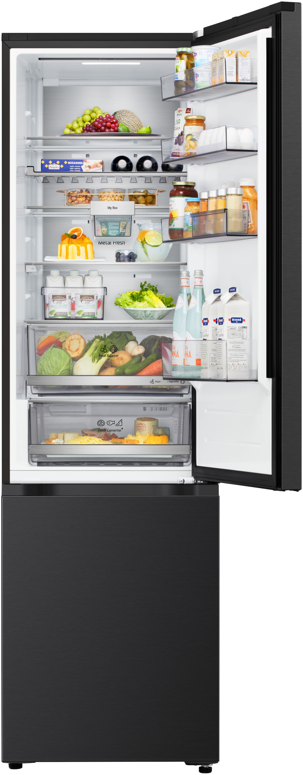 LG Kühl-/Gefrierkombination Serie 7 »GBBS726AEV« 203 cm hoch 59,7 cm breit Perfekter, passgenauer Einbau dank frontaler Luftzufuhr und Abluft